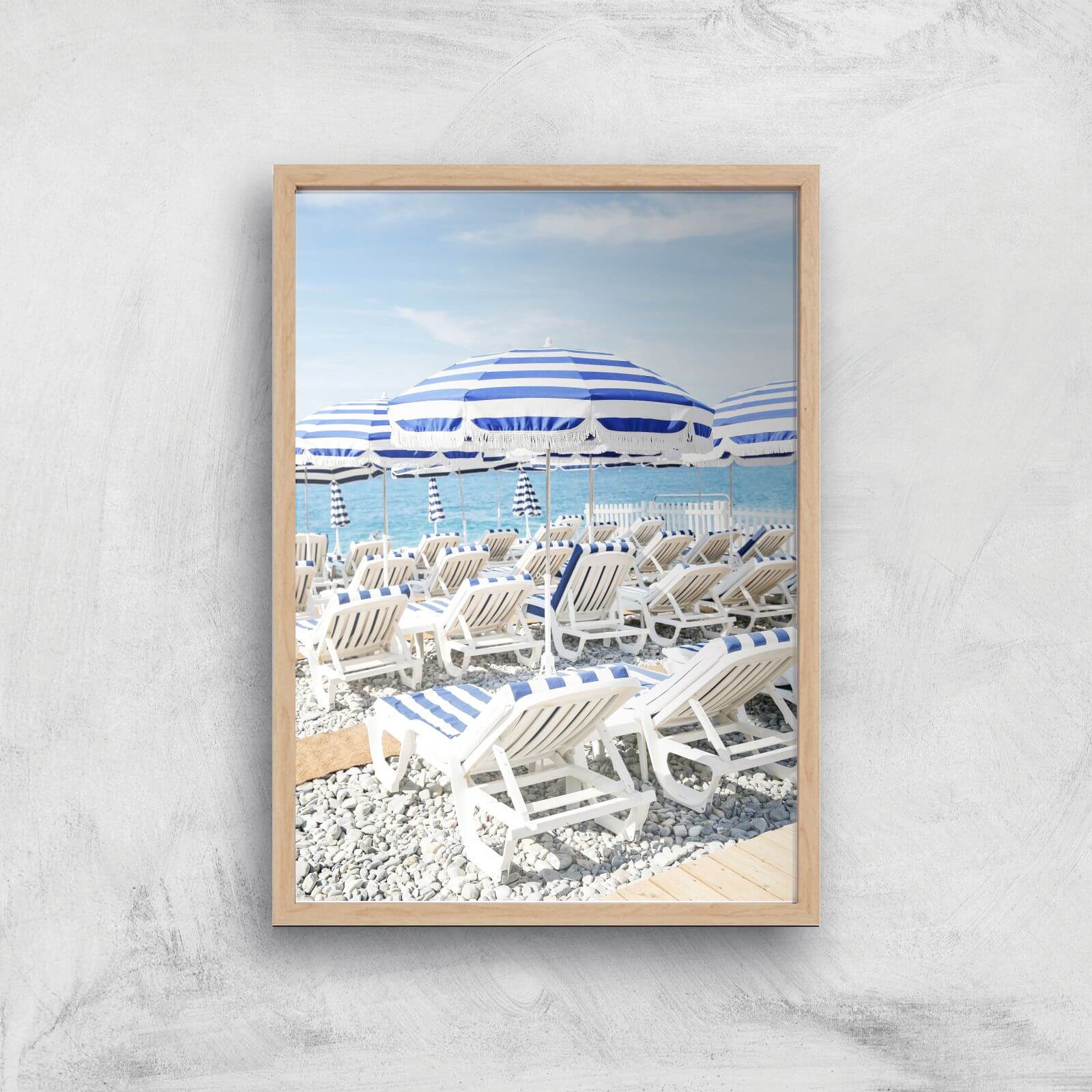 Lou Souleu Me Fai Canta Giclee Art Print - A4 - Wooden Frame