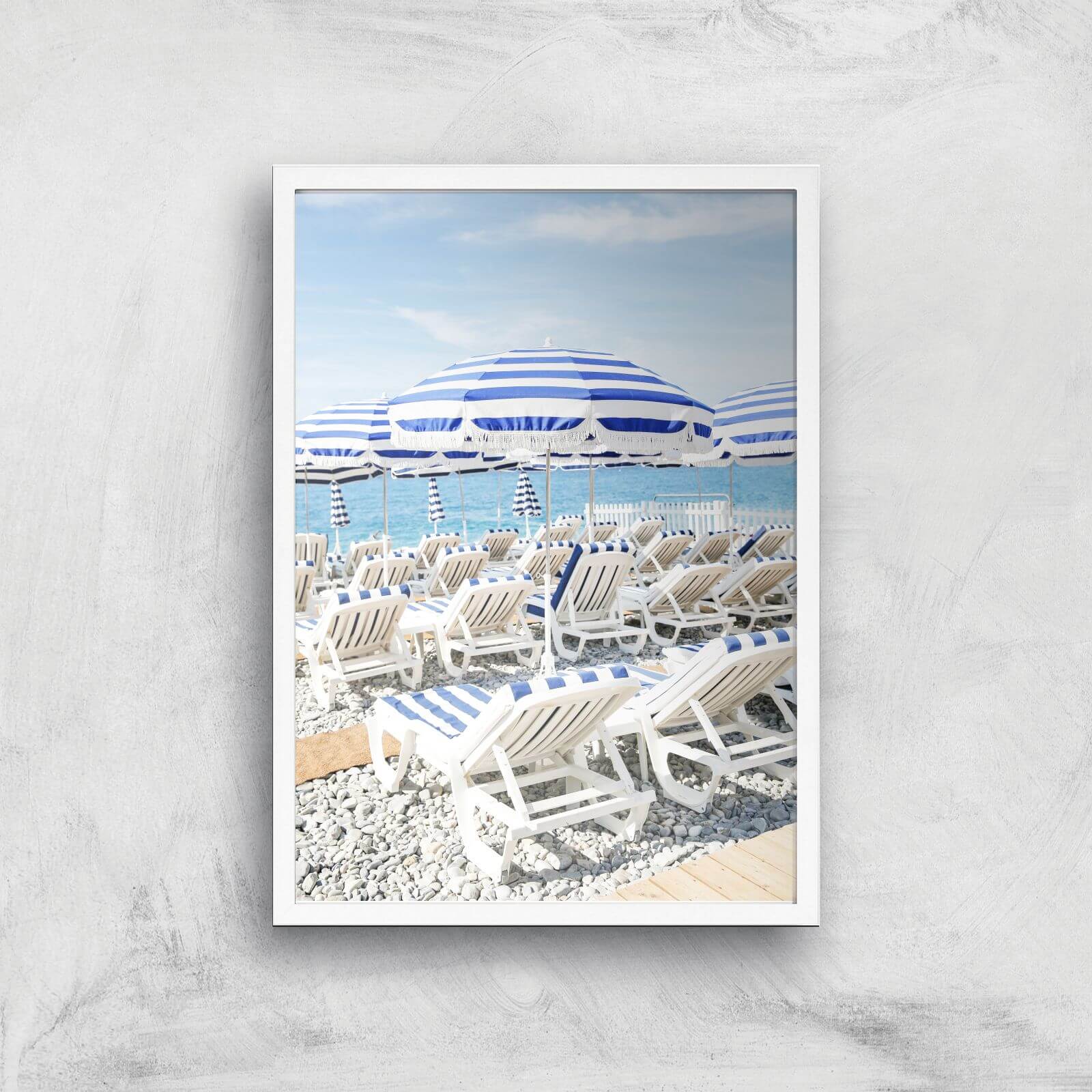 Lou Souleu Me Fai Canta Giclee Art Print - A3 - White Frame