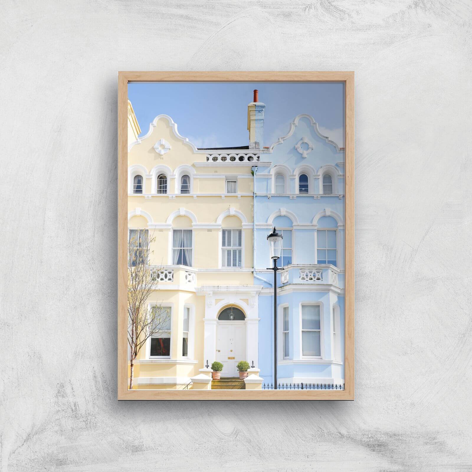 Complimentary Colours Giclee Art Print - A4 - Wooden Frame