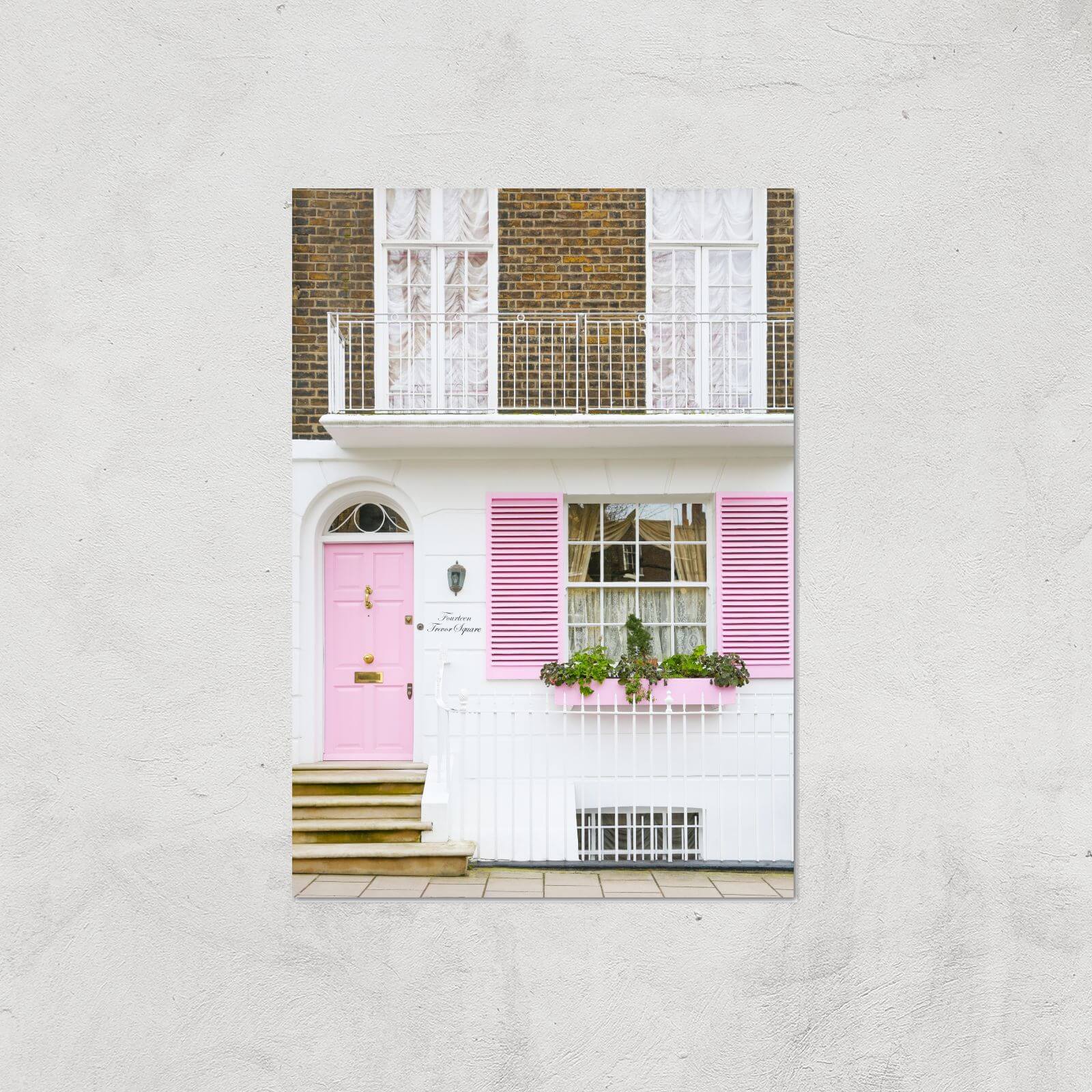 The Pink Door Giclee Art Print - A4 - Print Only