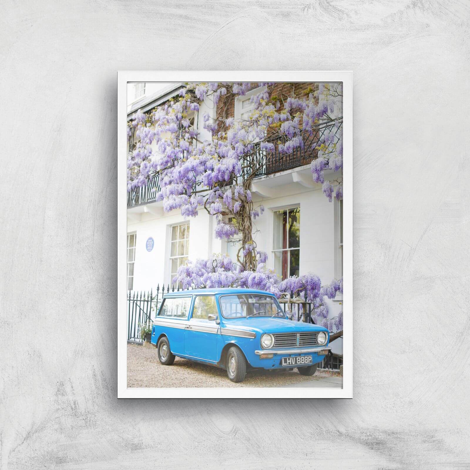 Lilac Banger Giclee Art Print - A2 - White Frame