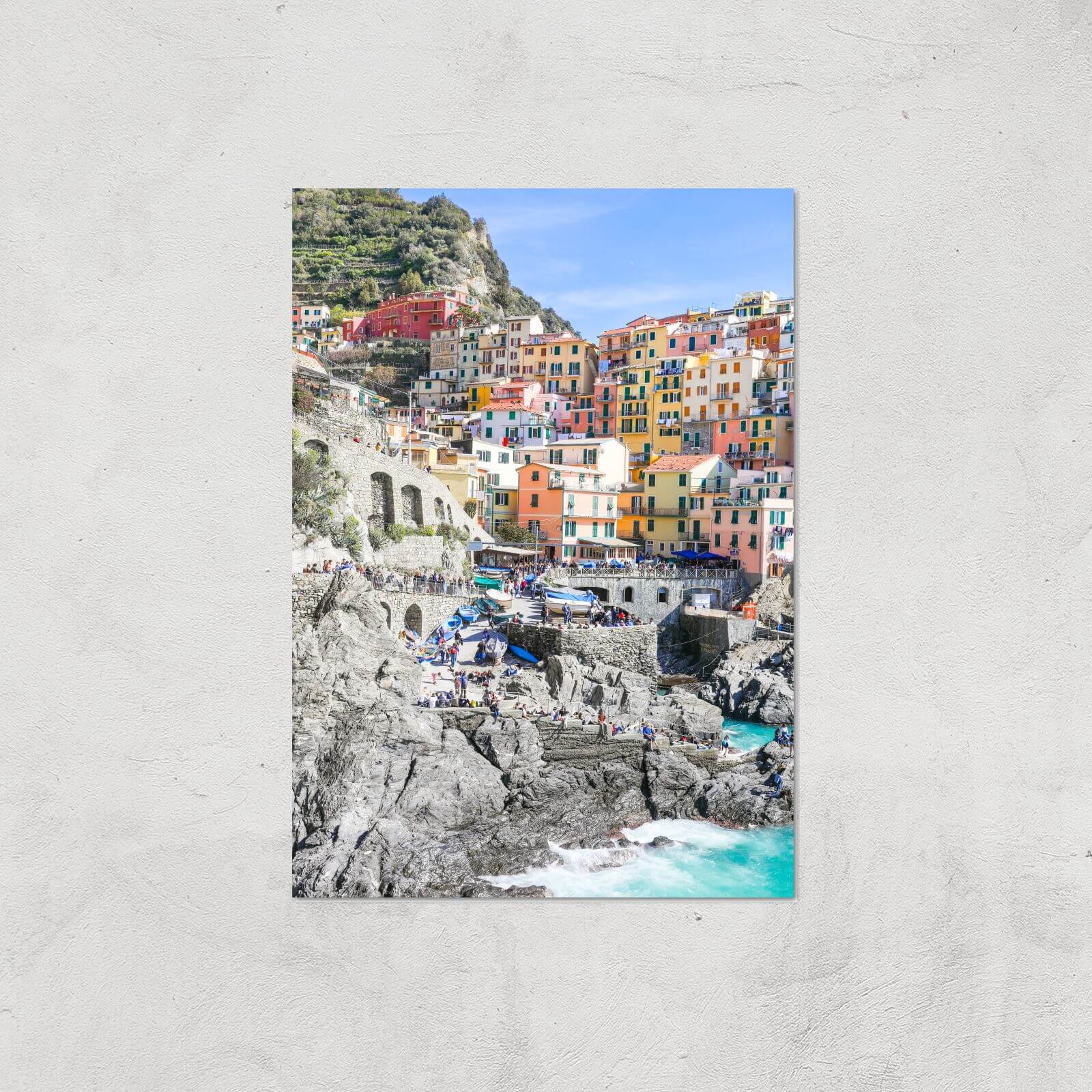 By The Italian Coast Giclee Art Print - A2 - Print Only