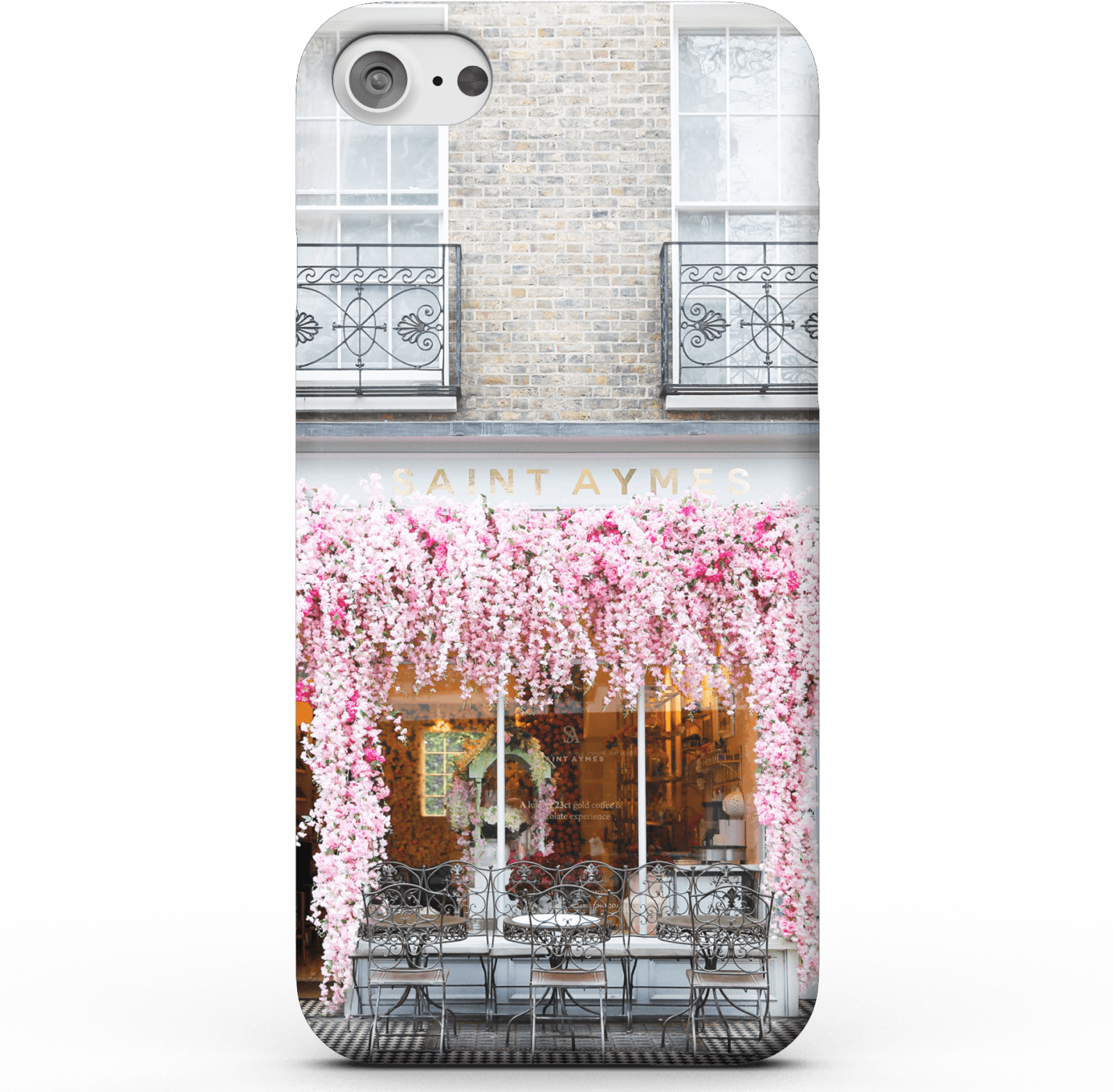 Floral Cafe Phone Case for iPhone and Android - iPhone 5/5s - Snap Case - Matte