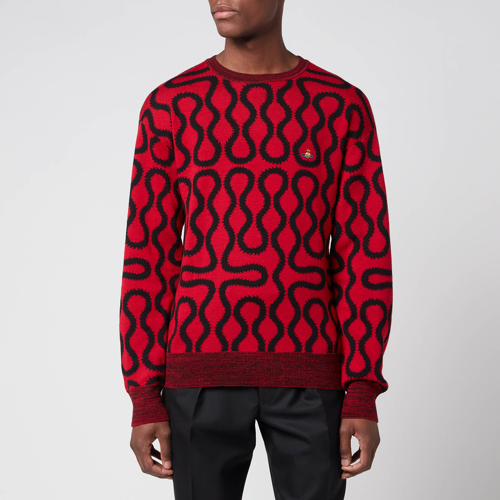 Vivienne Westwood Men's Marta Jumper - Red/Black - S