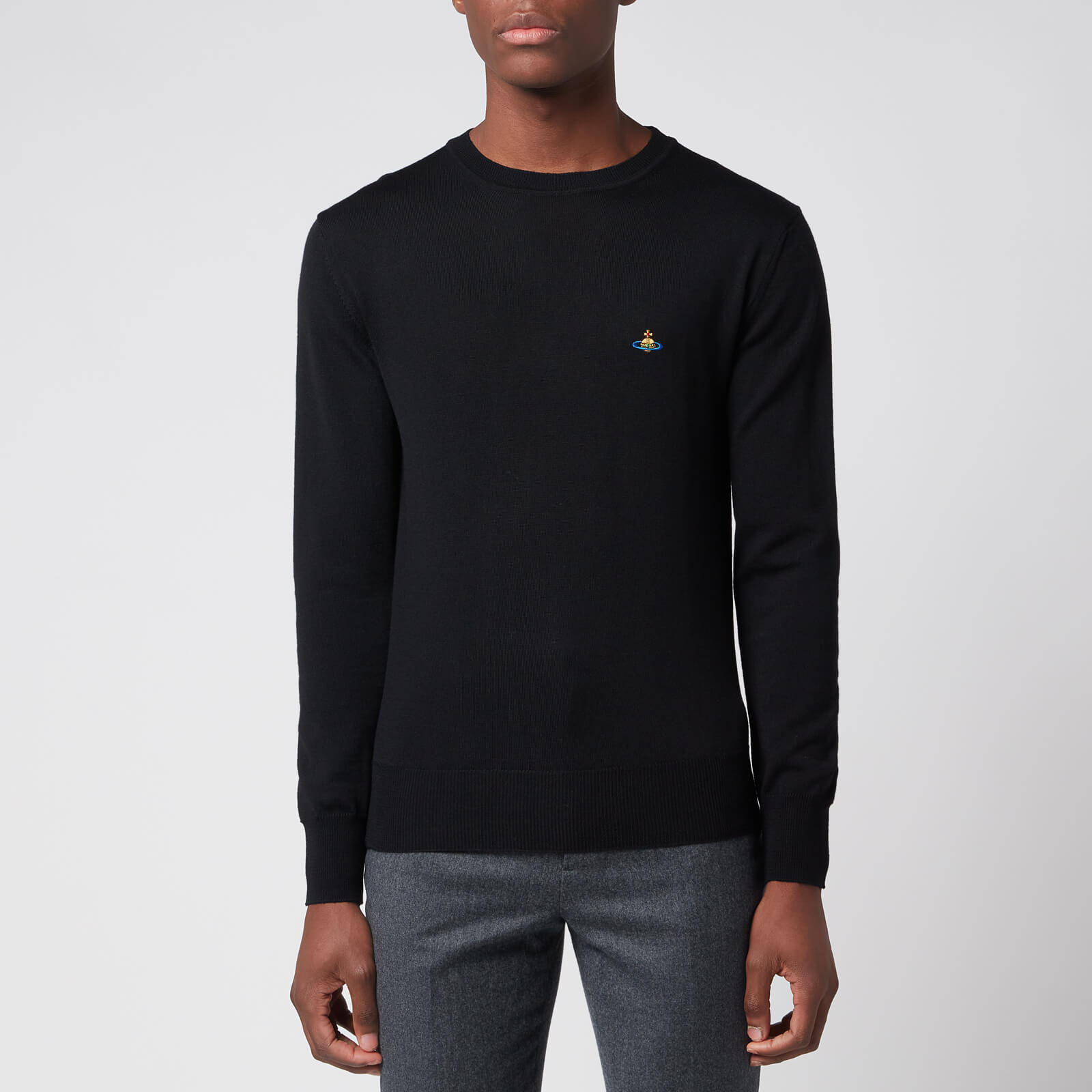 Vivienne Westwood Men's Crewneck Jumper - Black - S