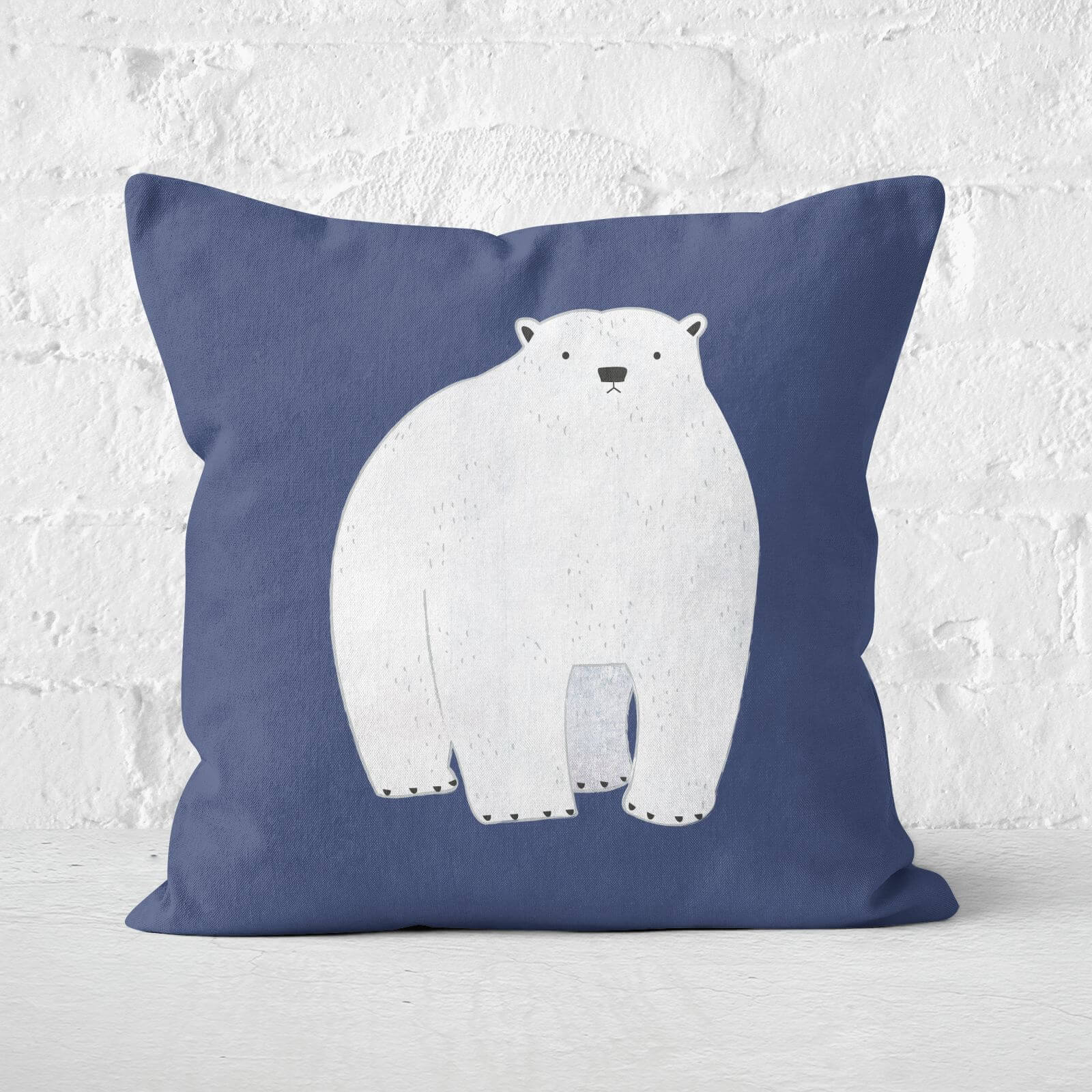 Snowtap Polar Bear Square Cushion - 40x40cm - Soft Touch