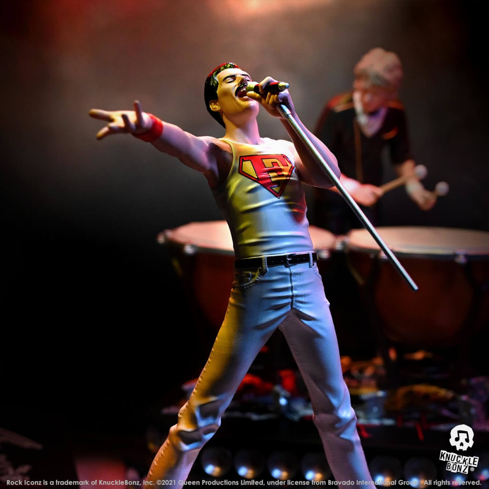 Knucklebonz Queen Rock Iconz Statue - Freddie Mercury