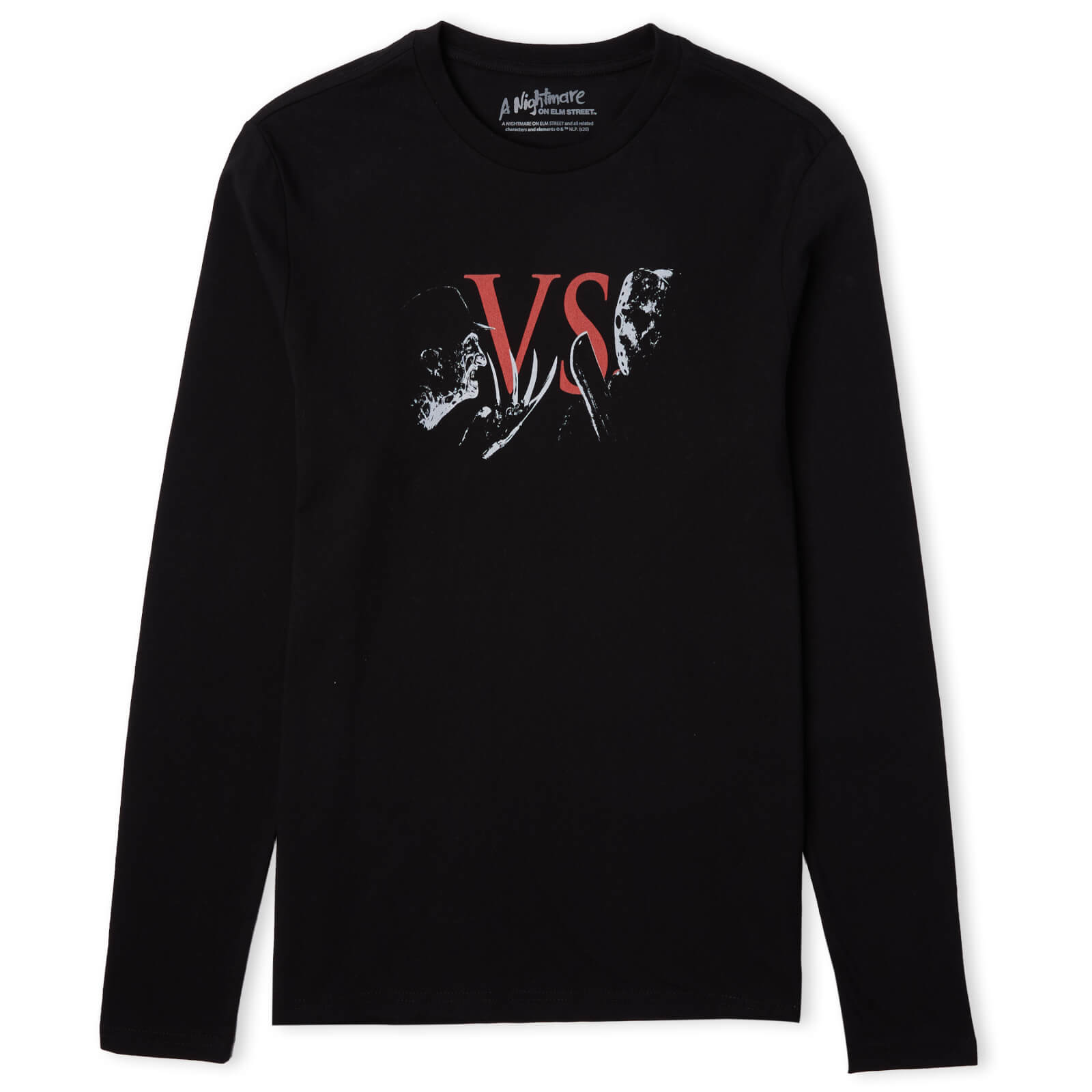 Freddy Vs. Jason T-Shirt maniche lunghe Unisex Showdown - Nero - M - Nero
