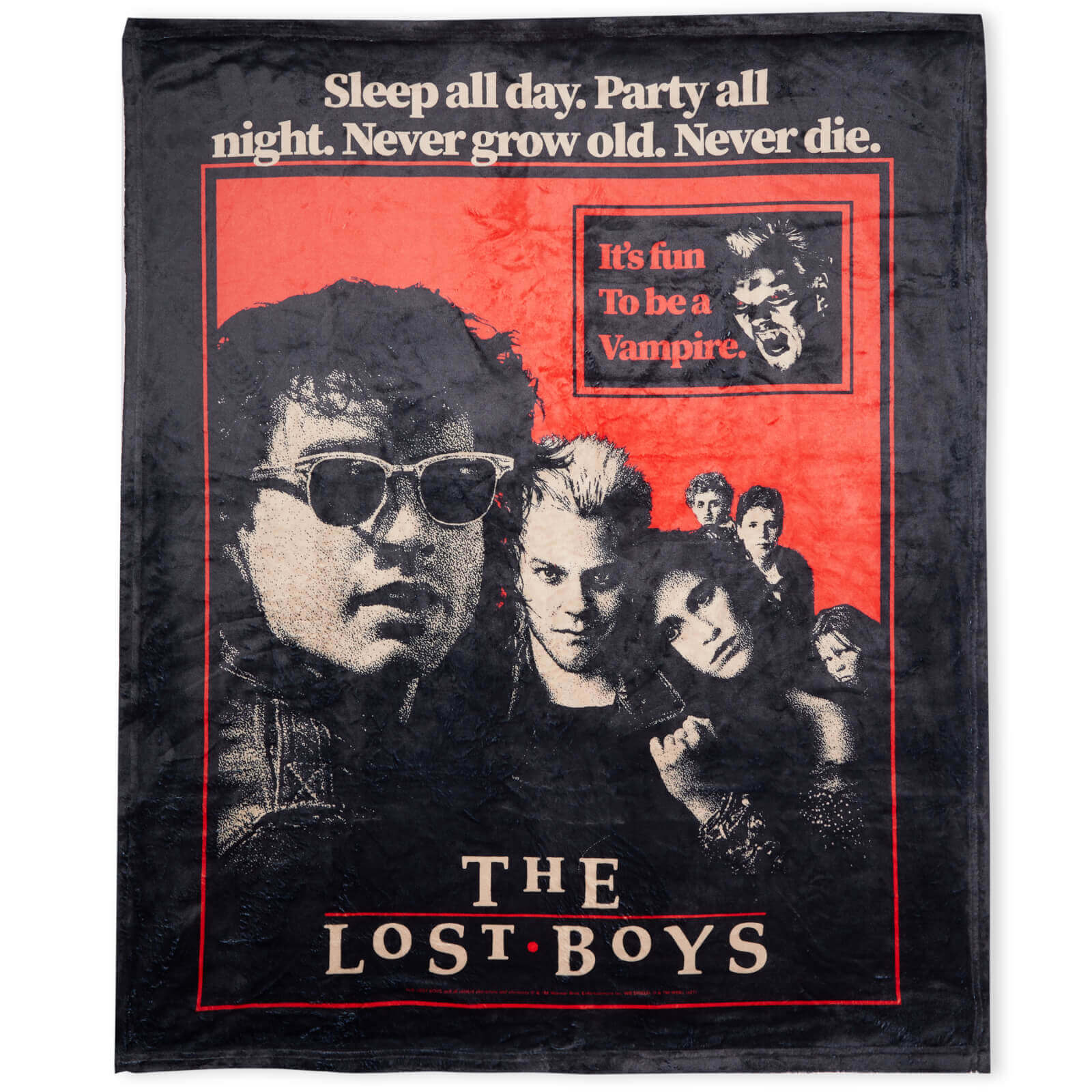 

The Lost Boys Fun To Be A Vampire Bed Throw