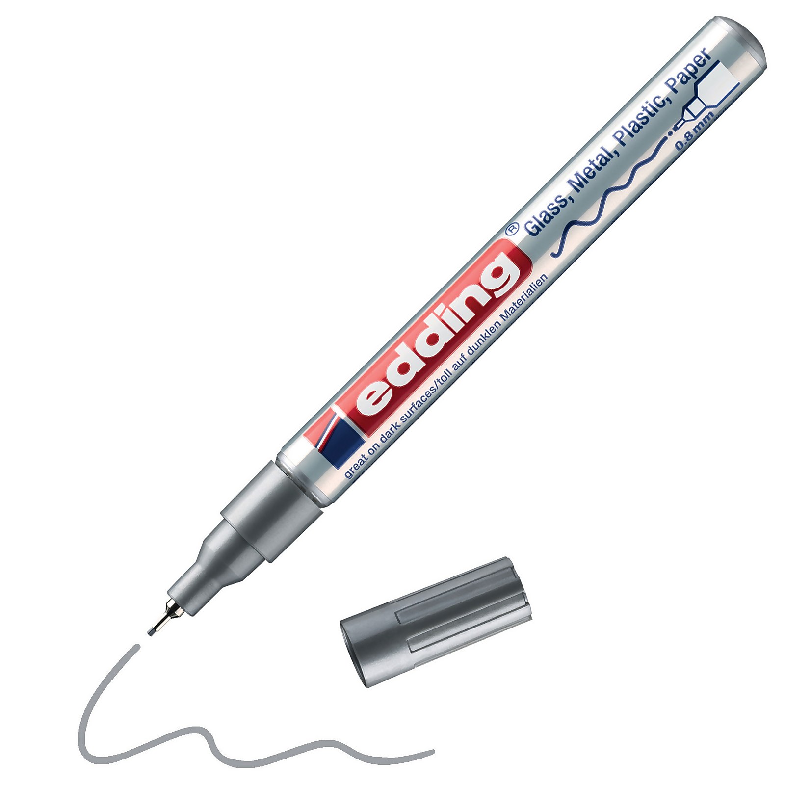 Photo of Edding 780 Paint Marker Pen Silver