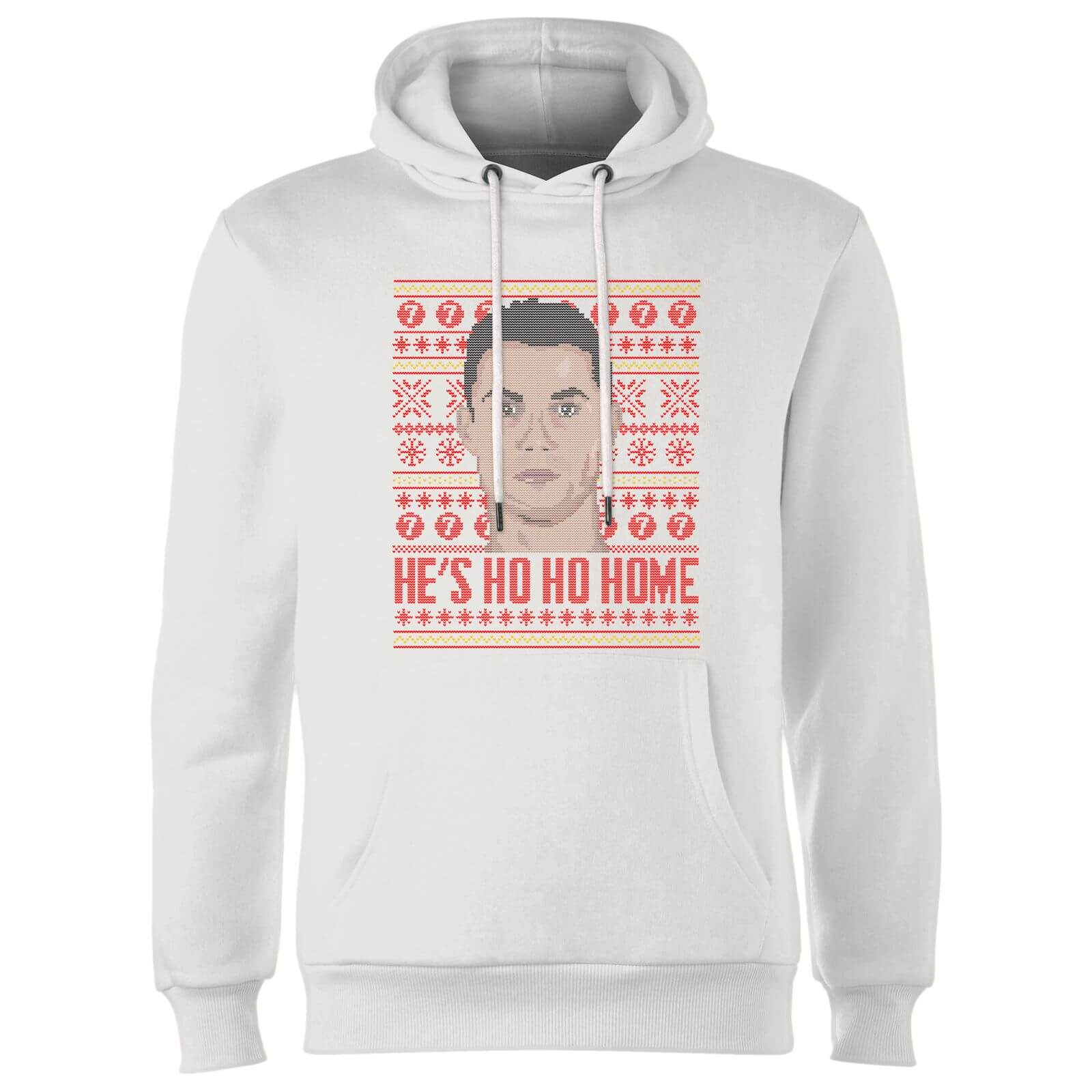 He's Ho Ho Home Unisex Hoodie - White - S - White