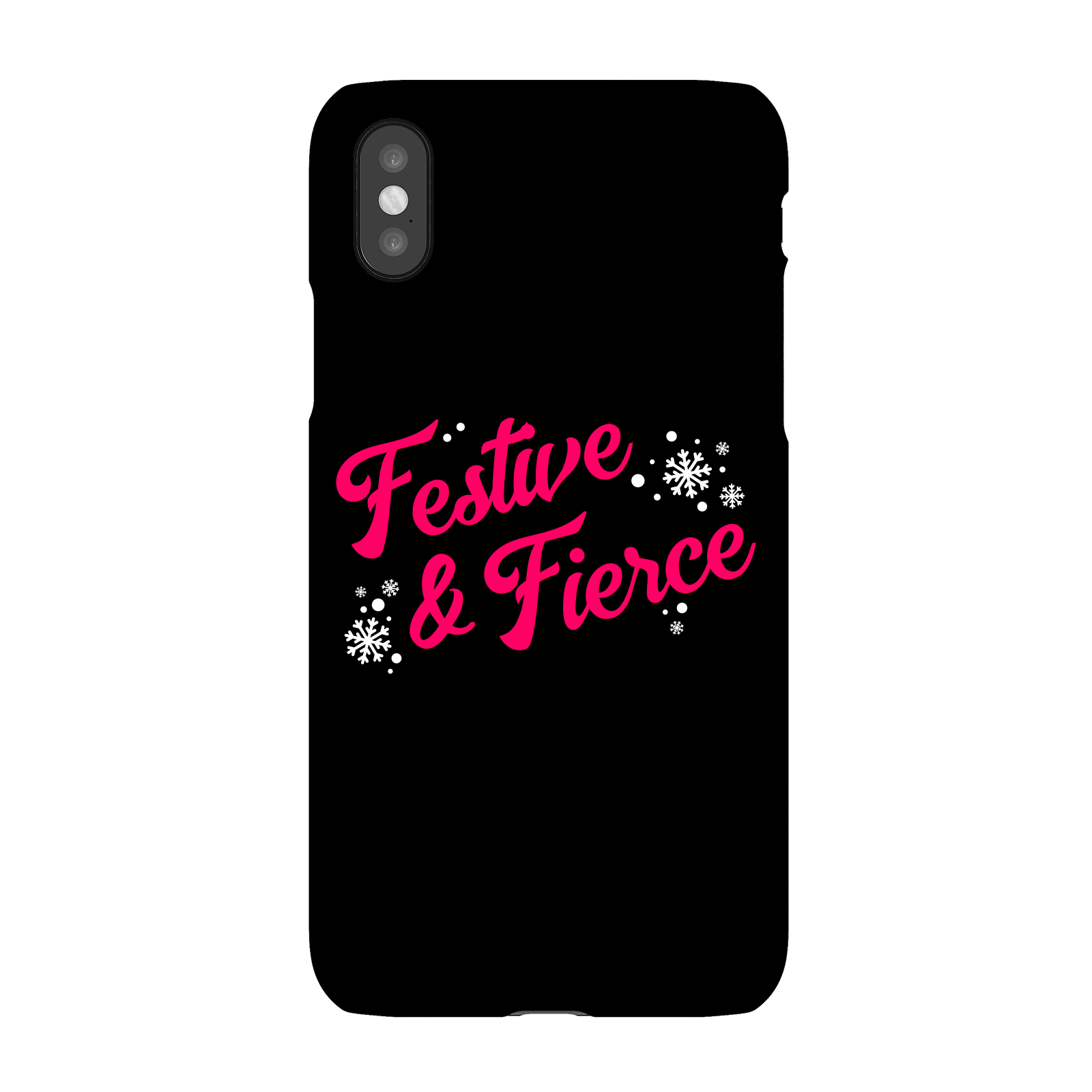 festive & fierce phone case for iphone and android - samsung s10e - snap case - matte