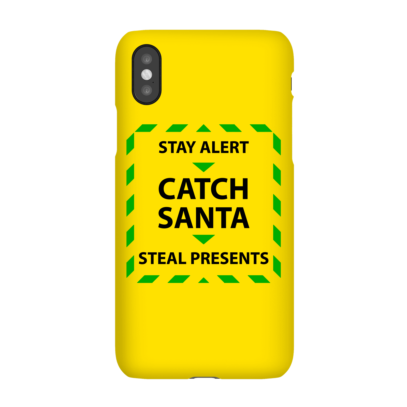 Stay Alert & Catch Santa Phone Case for iPhone and Android - iPhone 5/5s - Snap Case - Matte