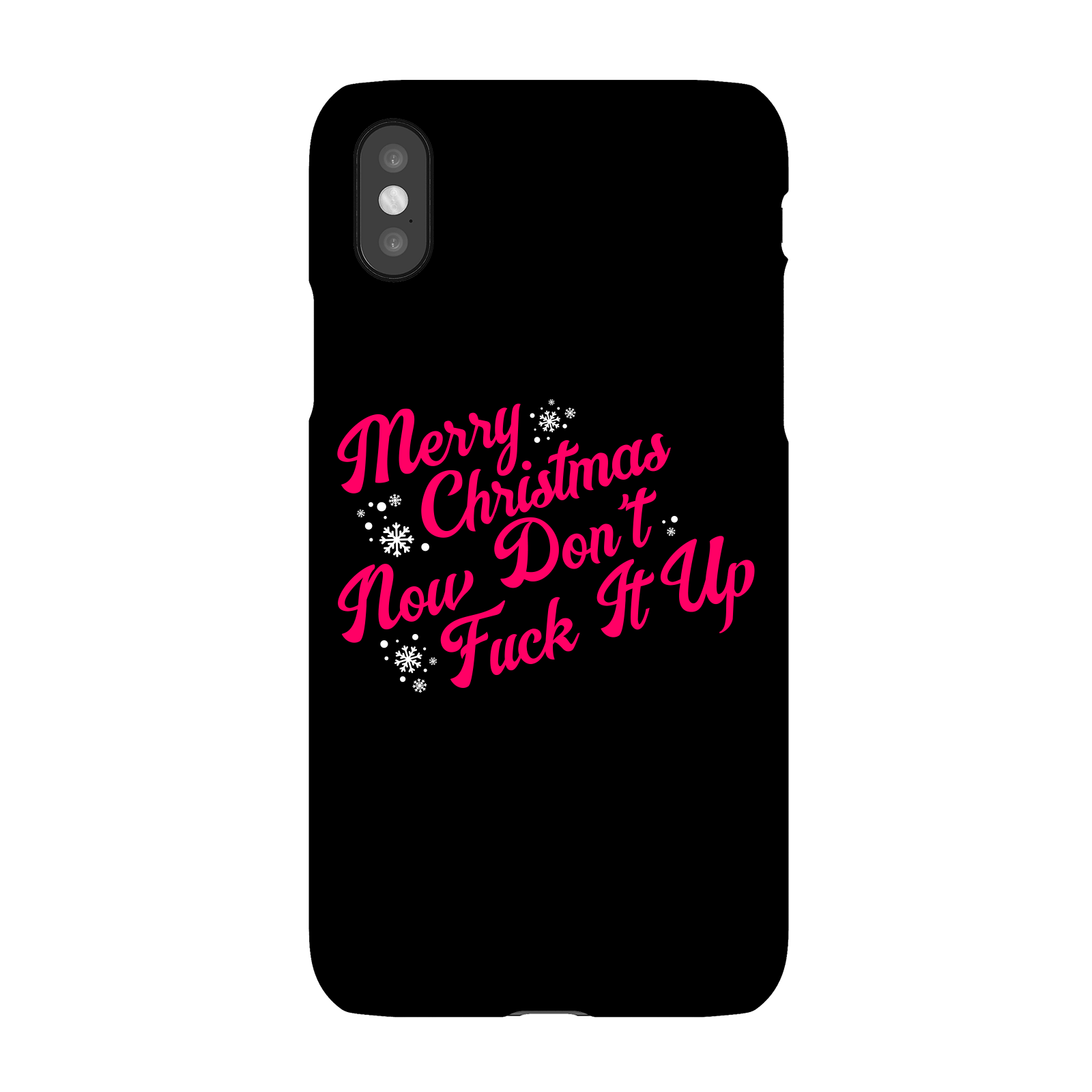 Don't Fuck Up Christmas Phone Case for iPhone and Android - iPhone 5/5s - Snap Case - Matte