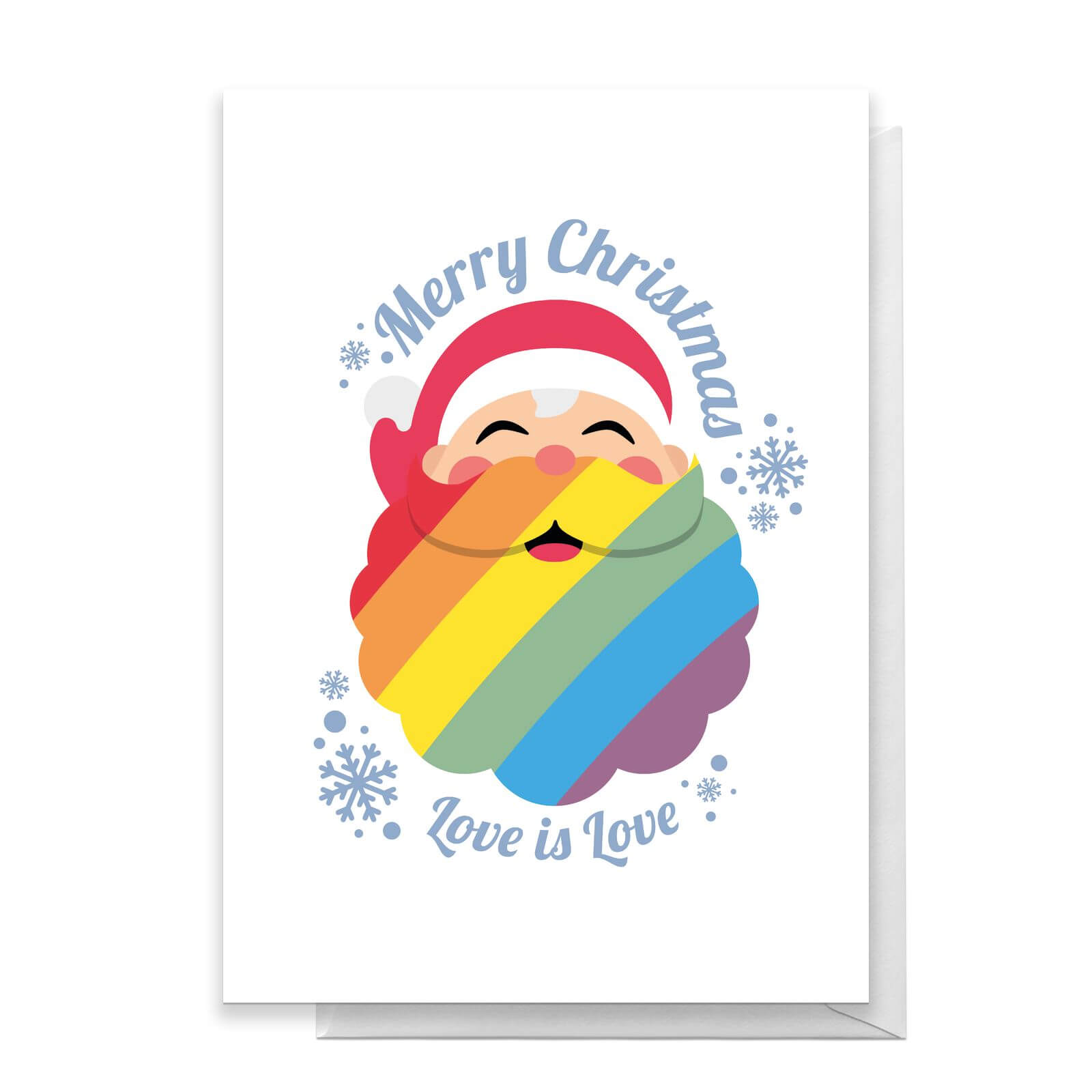 Festive Love Is Love Greetings Card - Standard Card