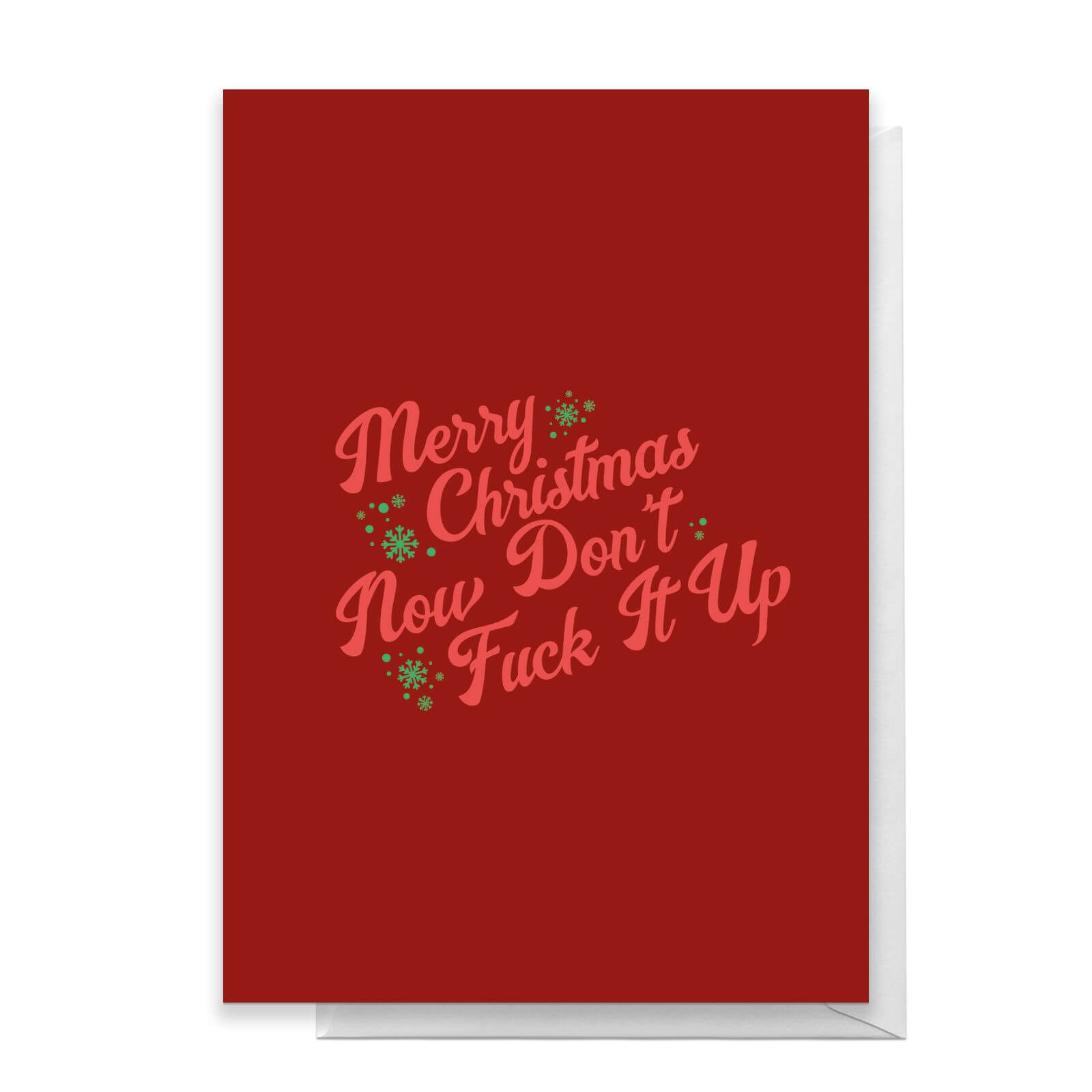 Don't F*ck It Up Greetings Card - Standard Card