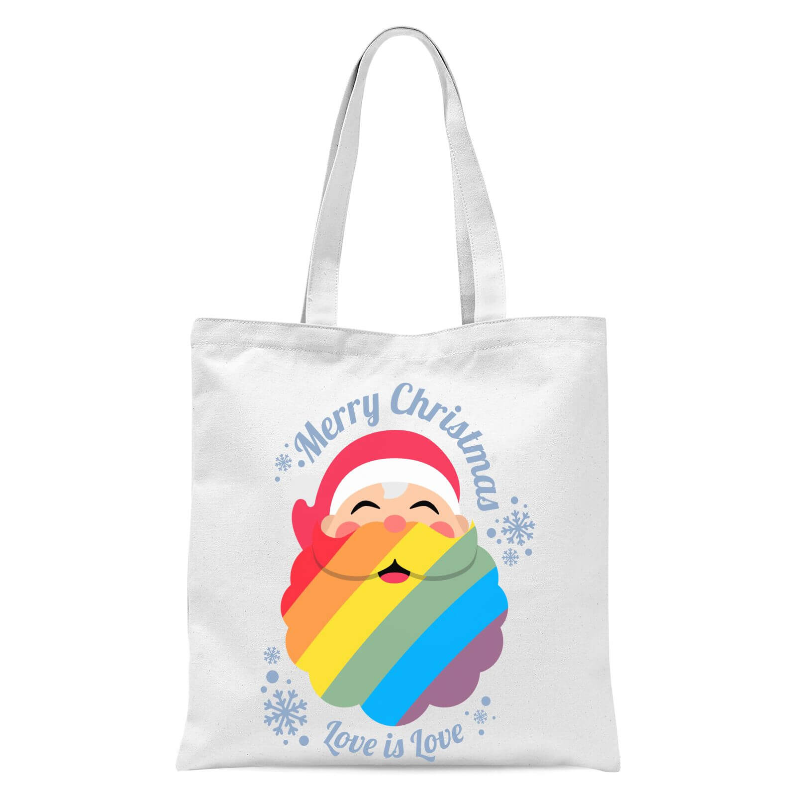 Christmas Pride Tote Bag - White