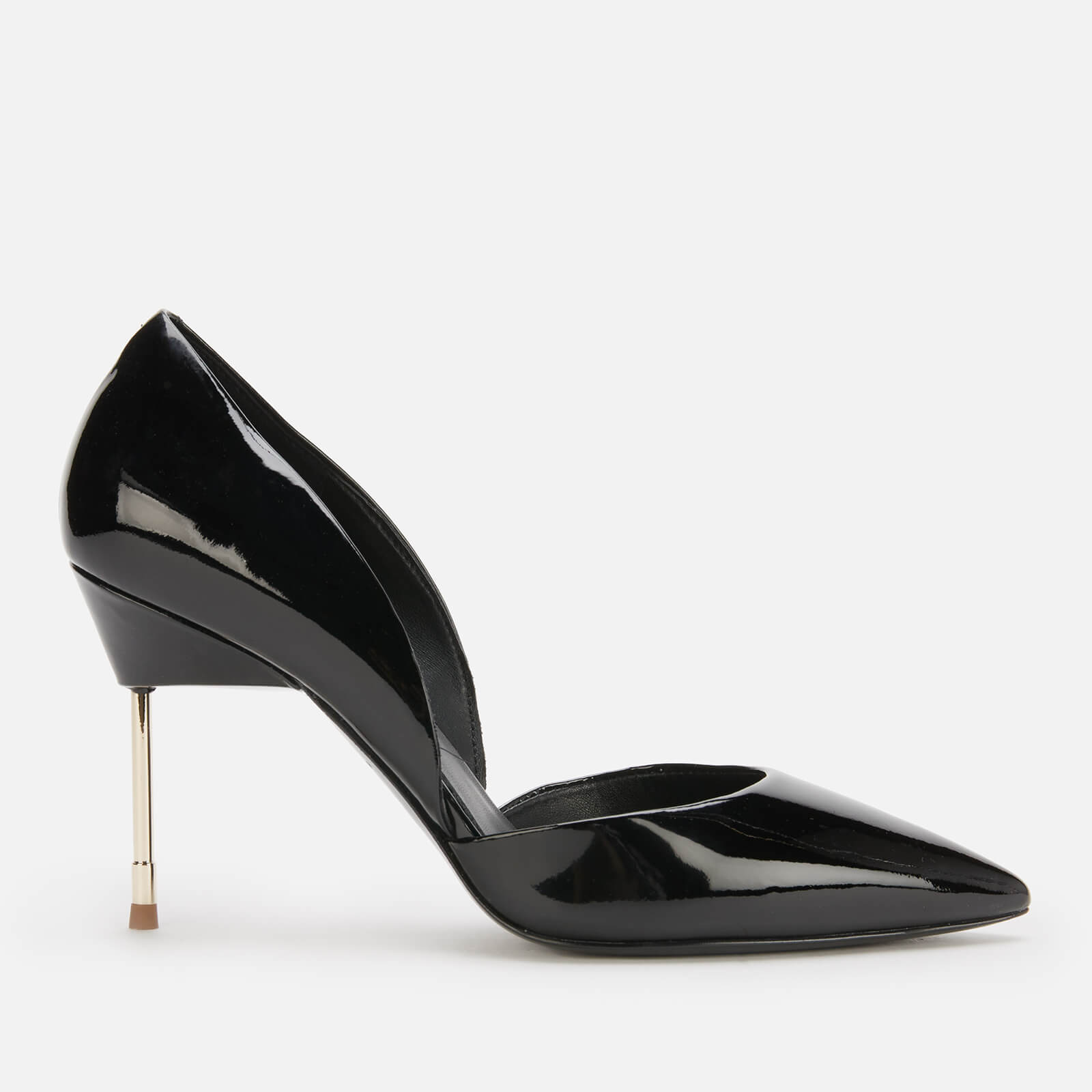 Kurt Geiger London Women's Bond 90 Patent Court Shoes - Black - UK 3