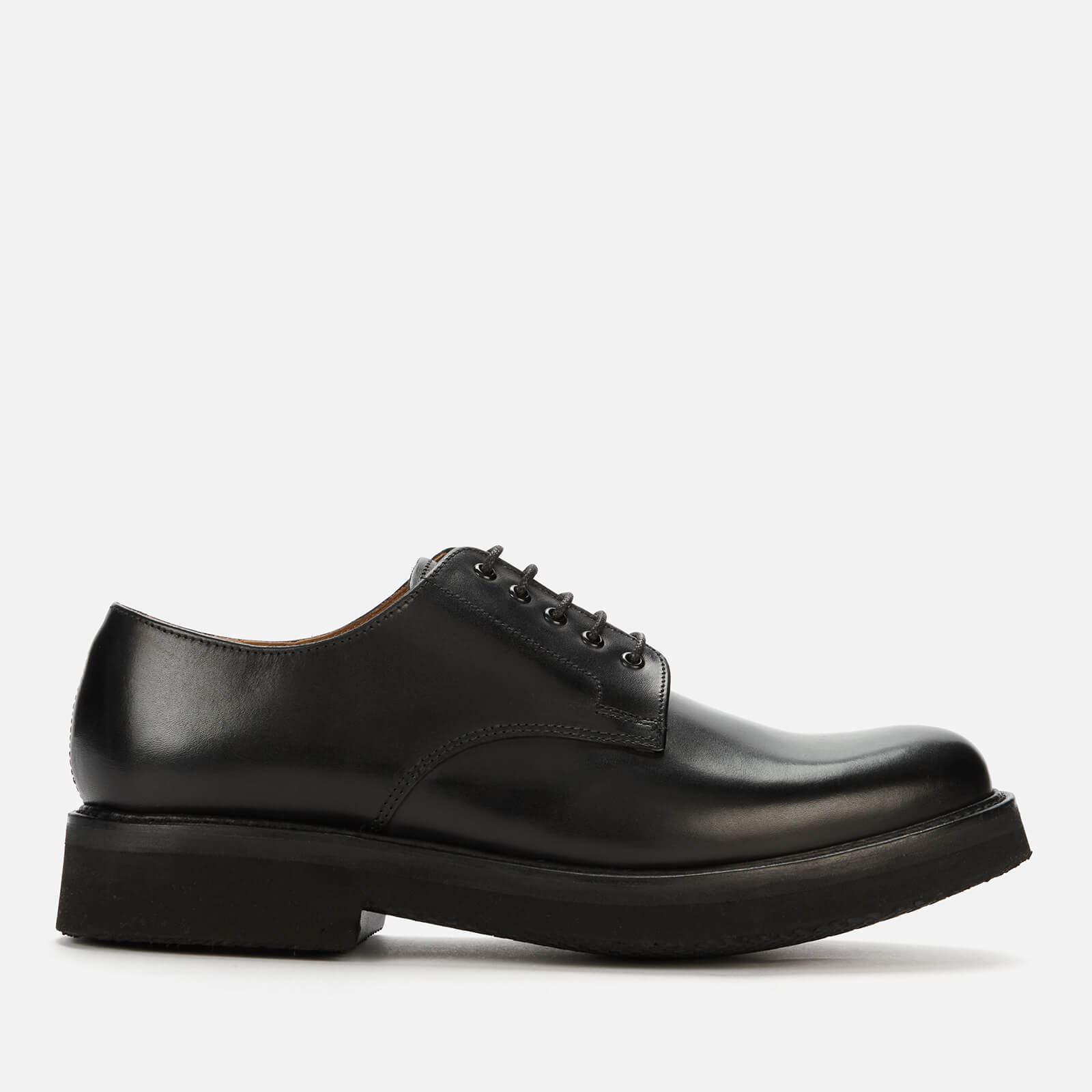 Grenson Men's Curt Leather Derby Shoes - Black - UK 7