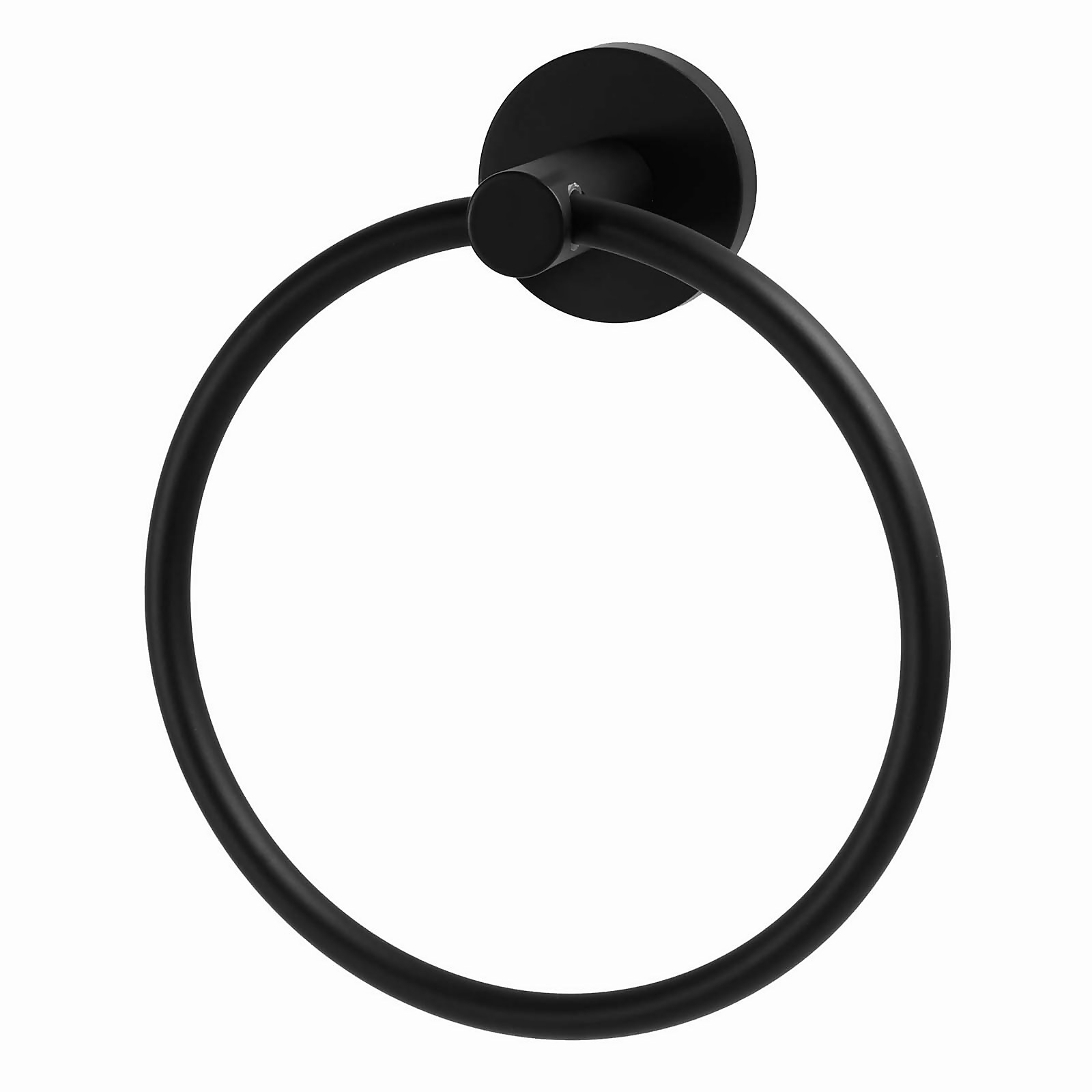Photo of Self Adhesive Towel Ring - Black