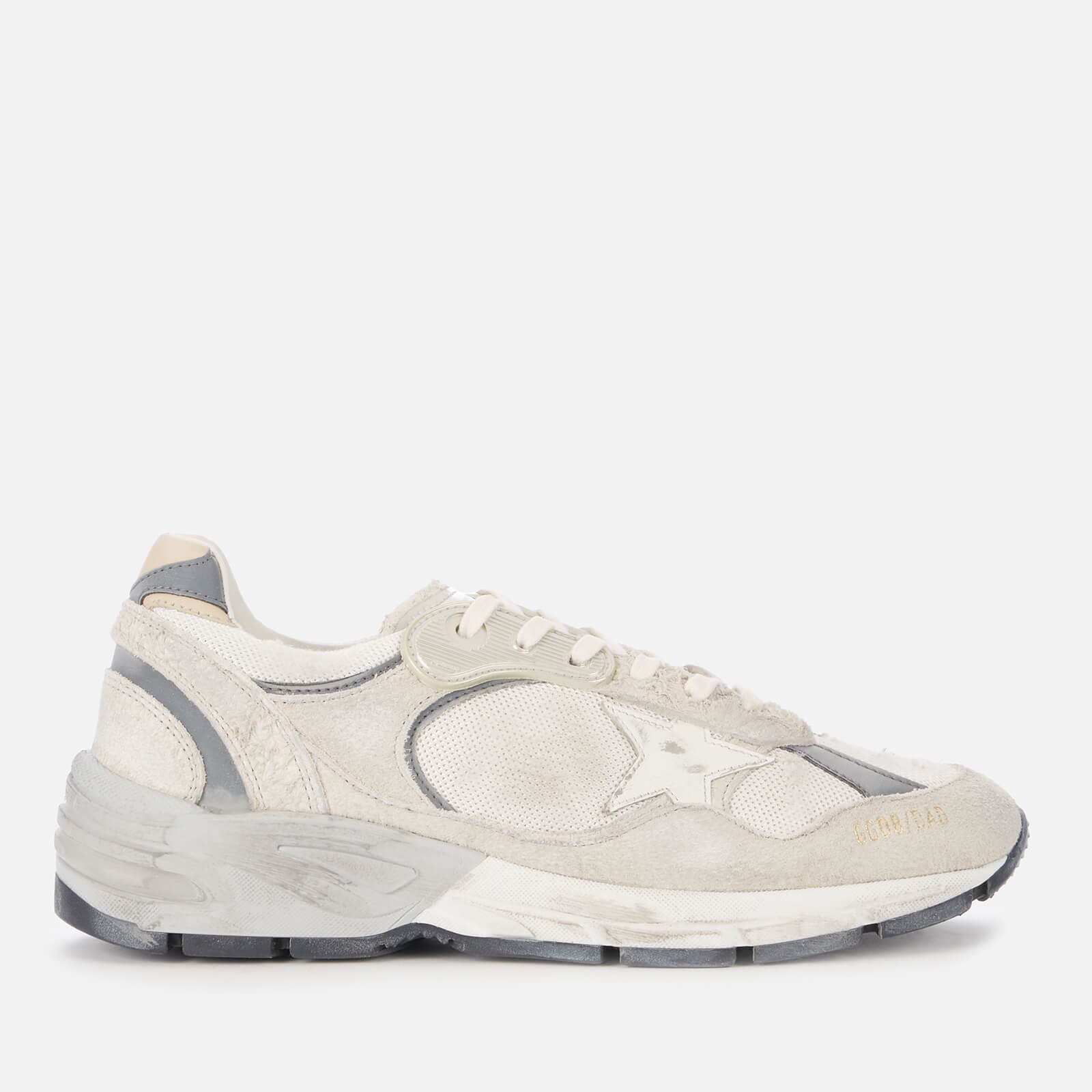 Golden Goose Deluxe Brand Women's Running Dad Trainers - White/Silver - UK 3