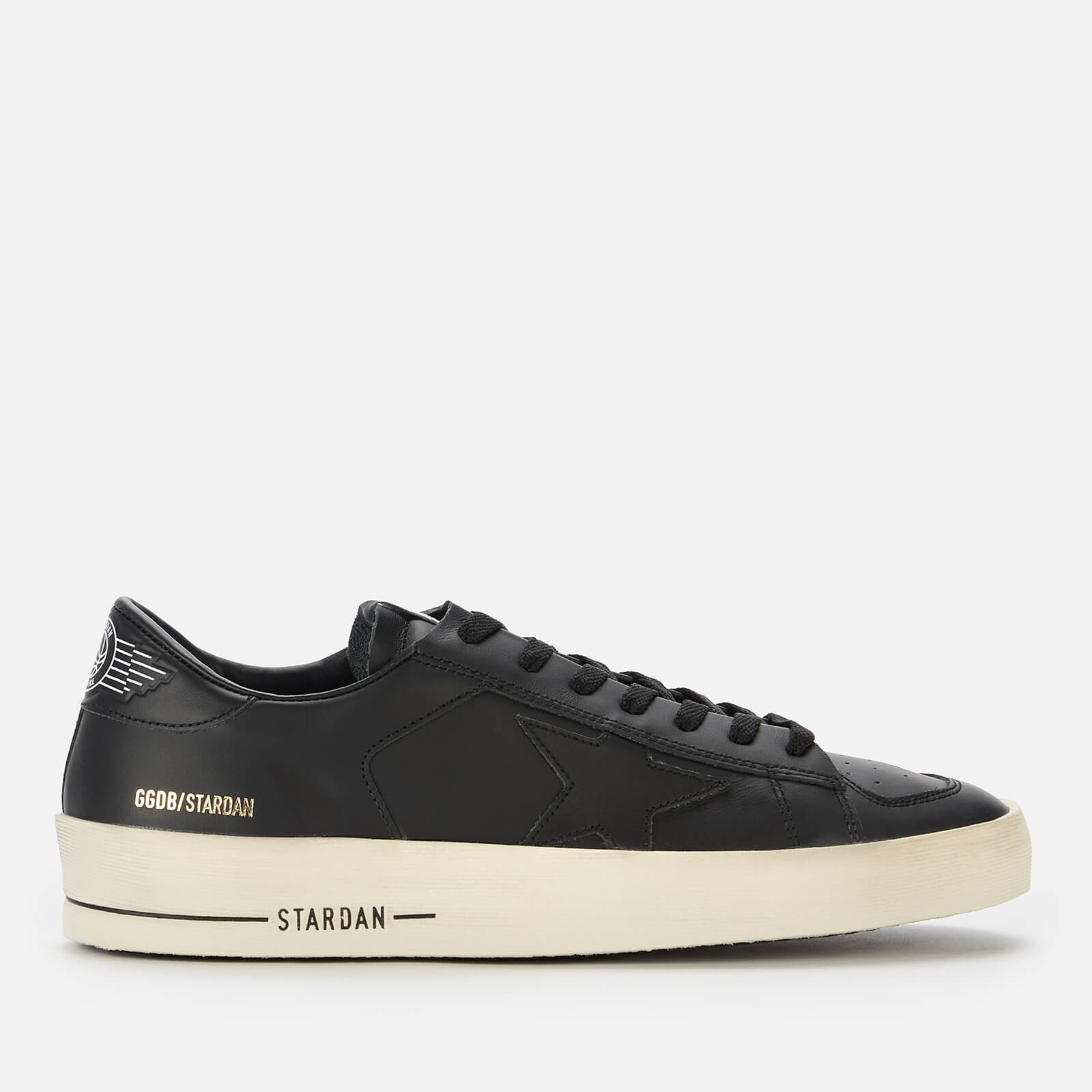 Golden Goose Deluxe Brand Men's Stardan Leather Trainers - Black - UK 7