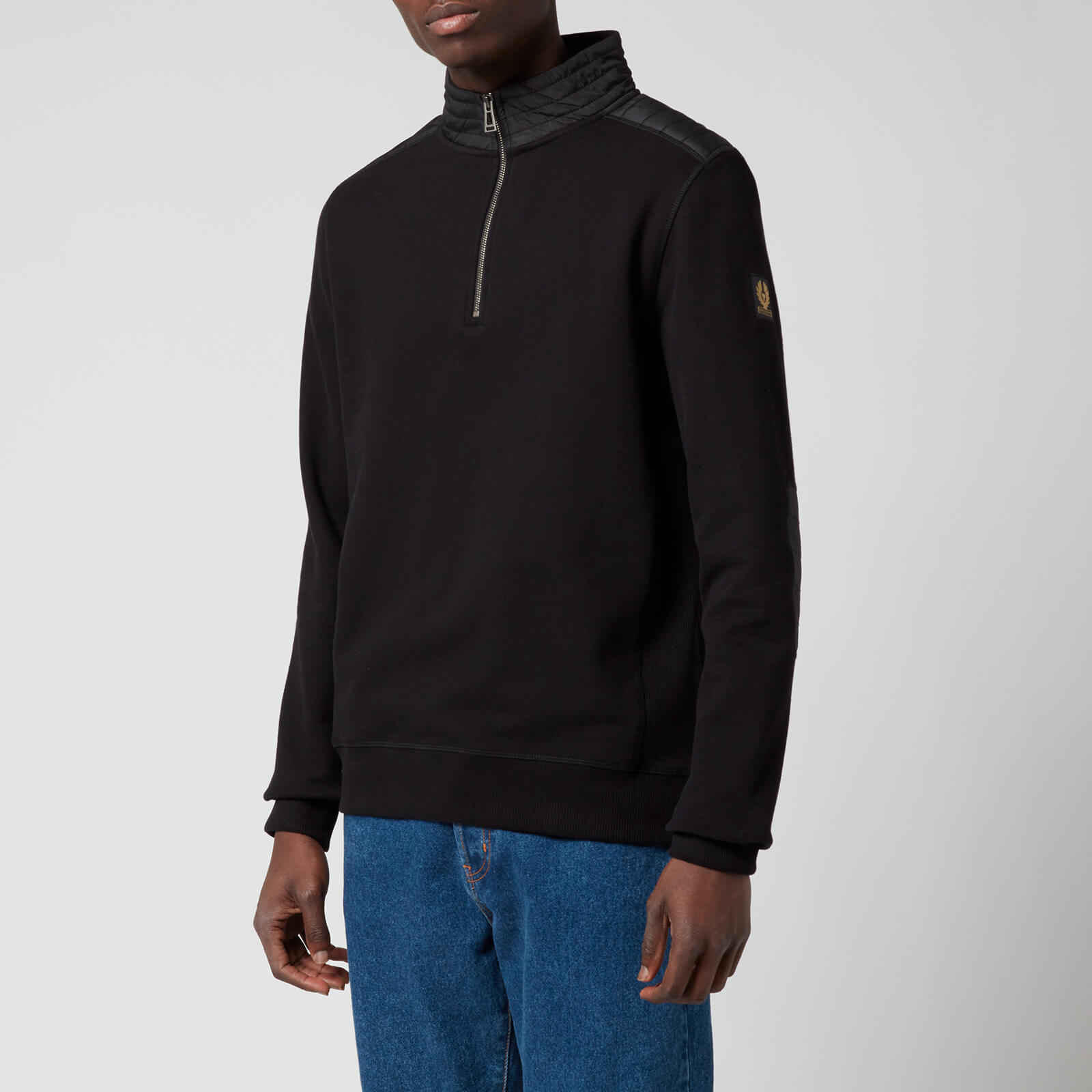 Belstaff Men's Jaxon Quarter-Zip Sweatshirt - Black - S