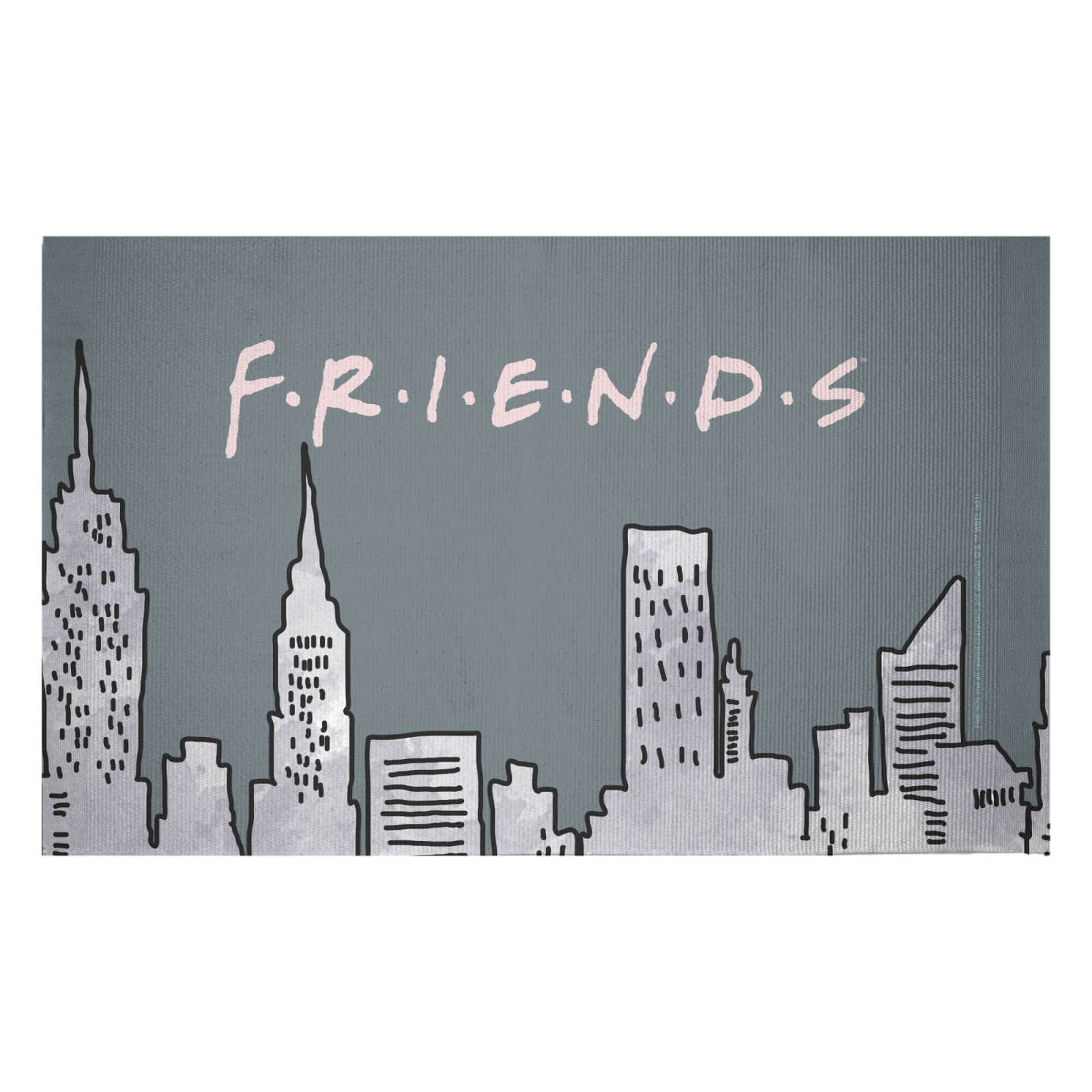Decorsome x Friends City Landscape Woven Rug - Small