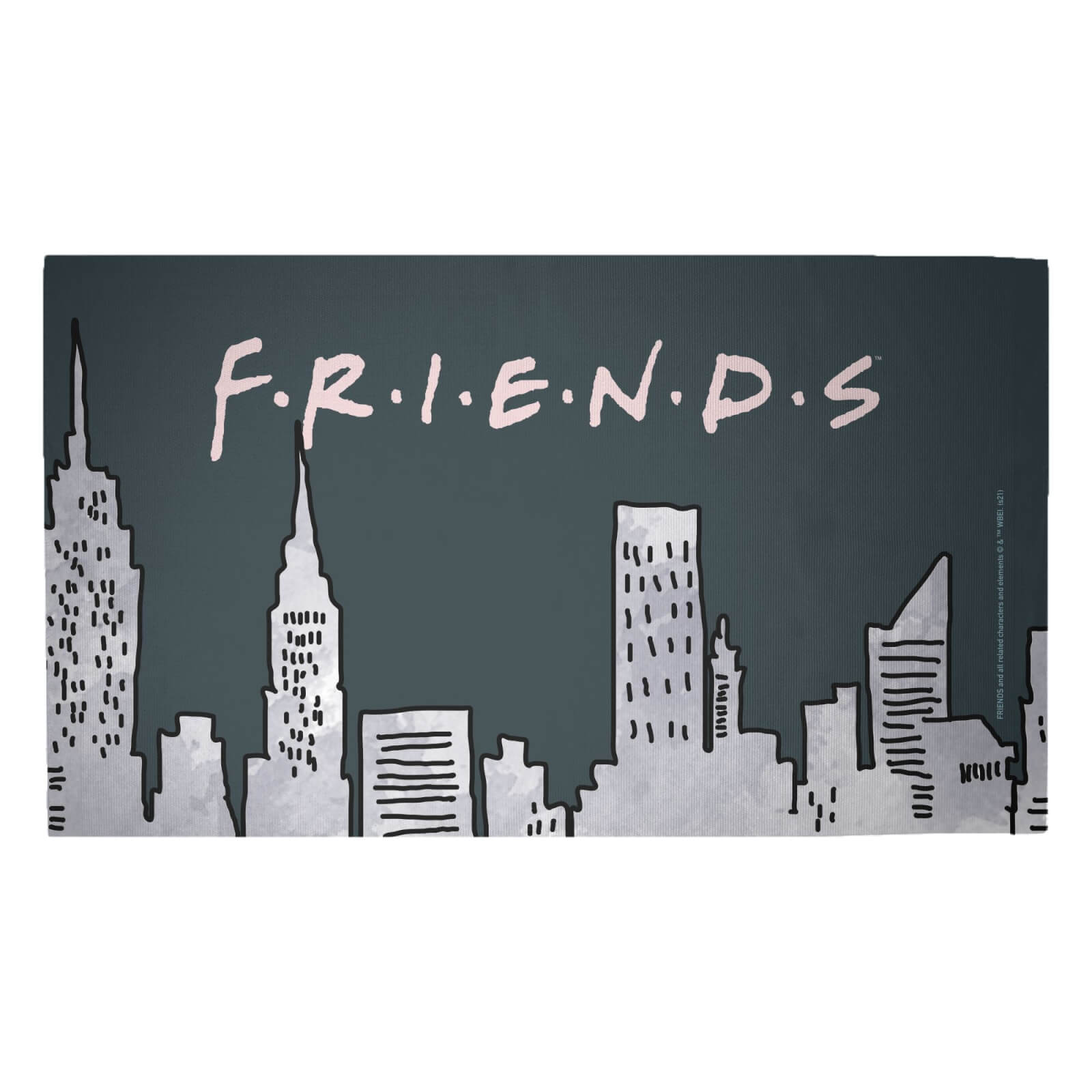 Decorsome x Friends City Landscape Woven Rug - Medium