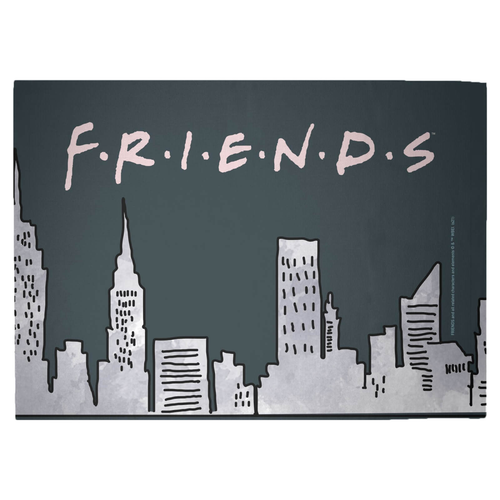 Decorsome x Friends City Landscape Woven Rug - Large
