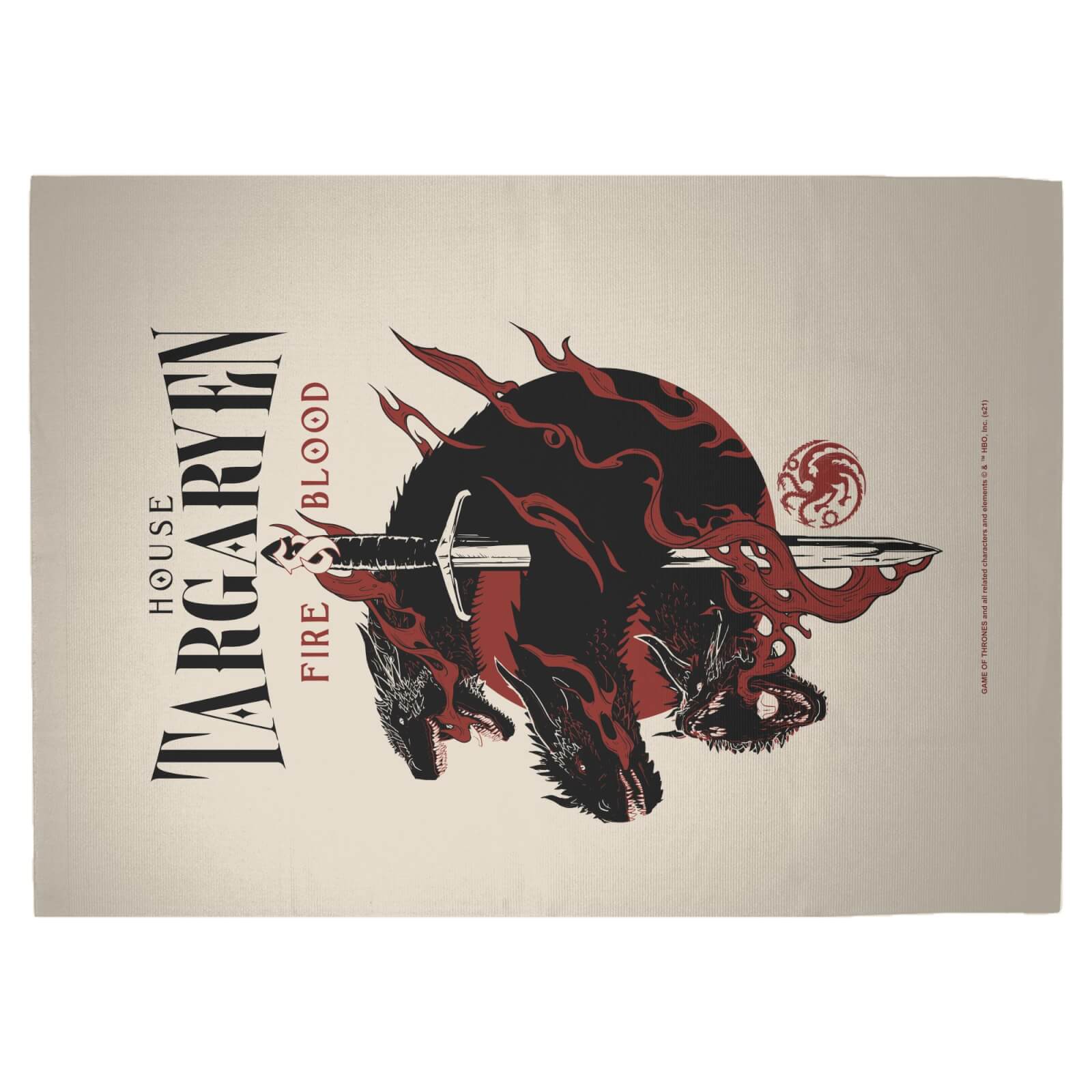 

Decorsome x Game of Thrones Targaryen Woven Rug - Large