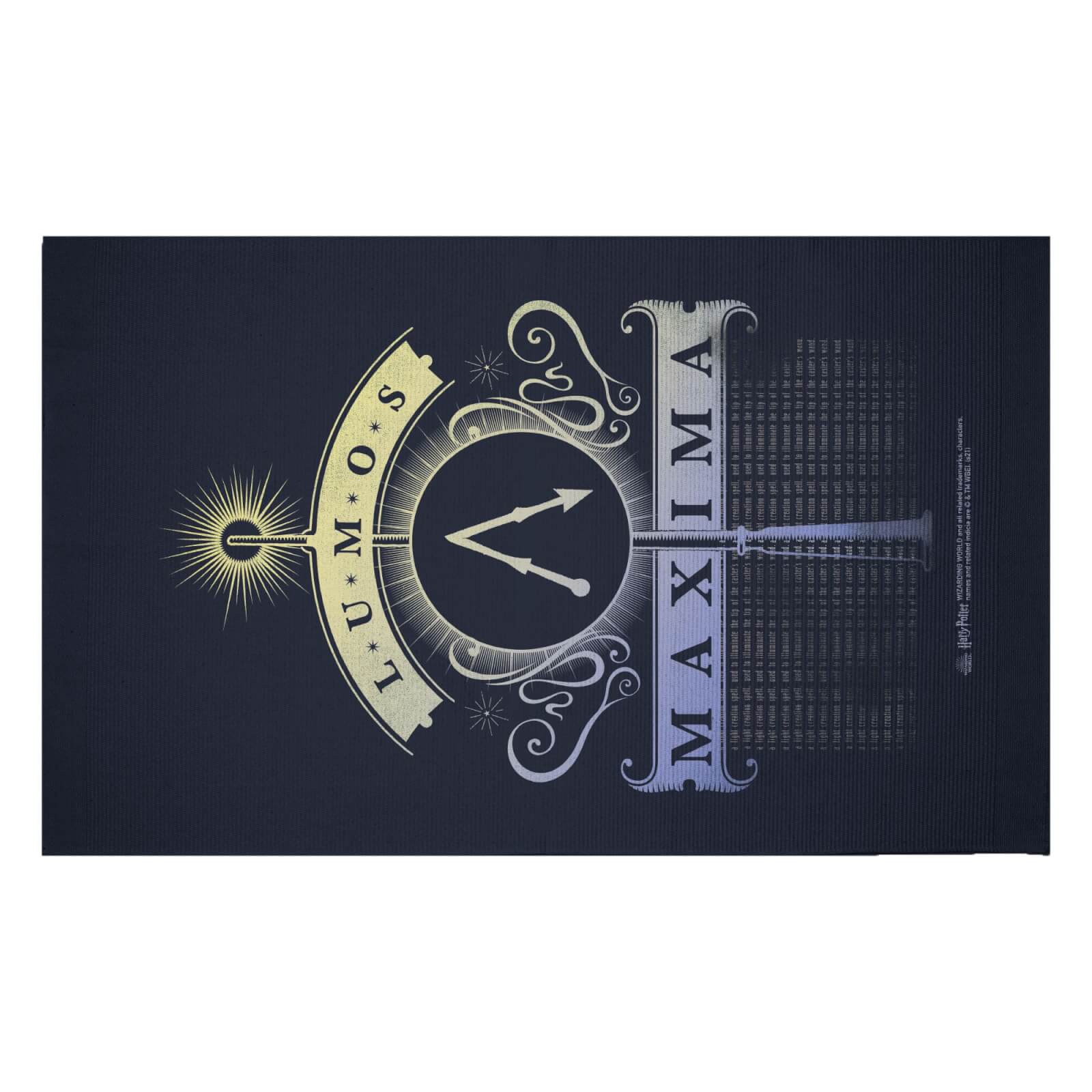 Decorsome x Harry Potter Lumos Maxima Woven Rug - Small