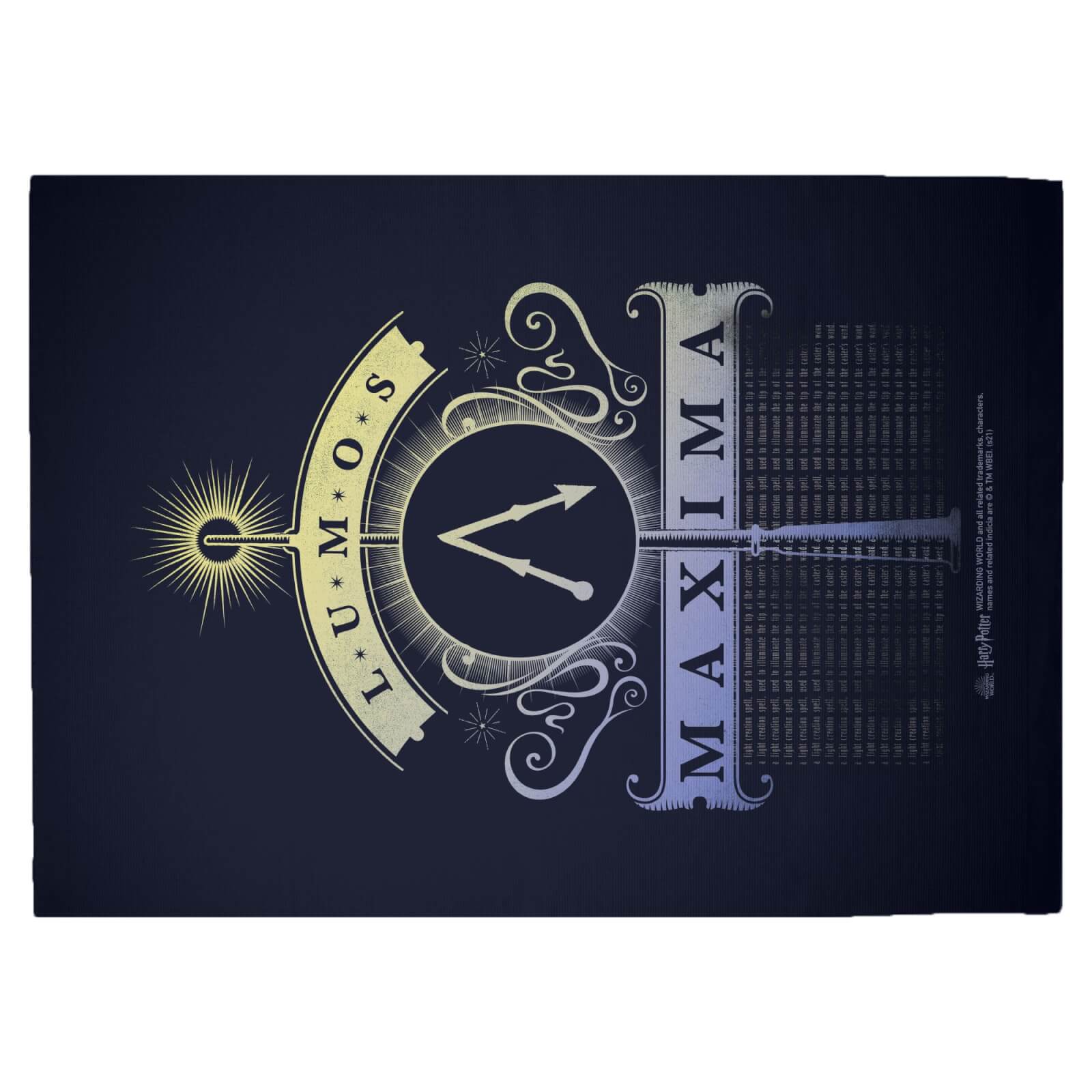 Decorsome x Harry Potter Lumos Maxima Woven Rug - Large