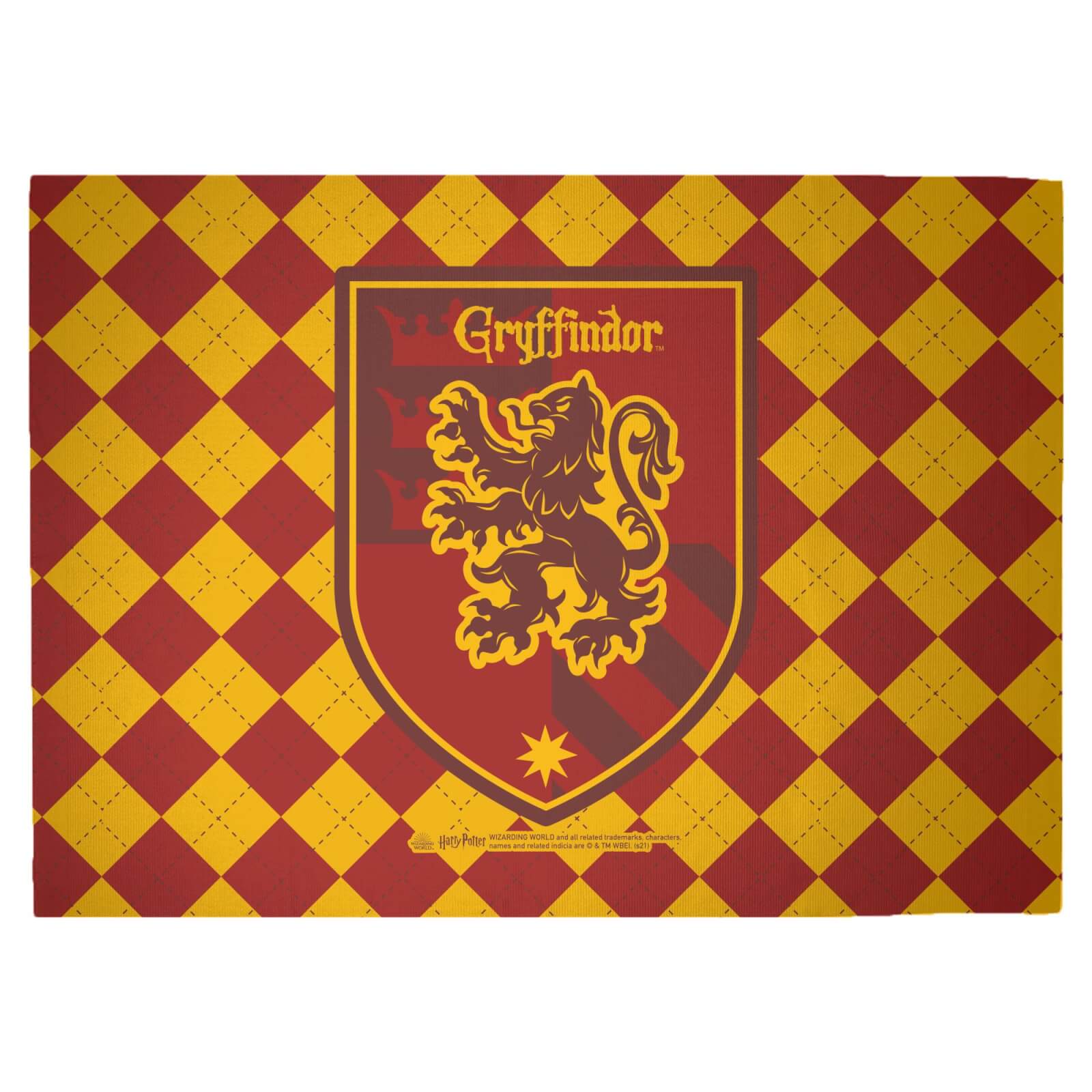 Decorsome x Harry Potter Gryffindor Shield Woven Rug - Large