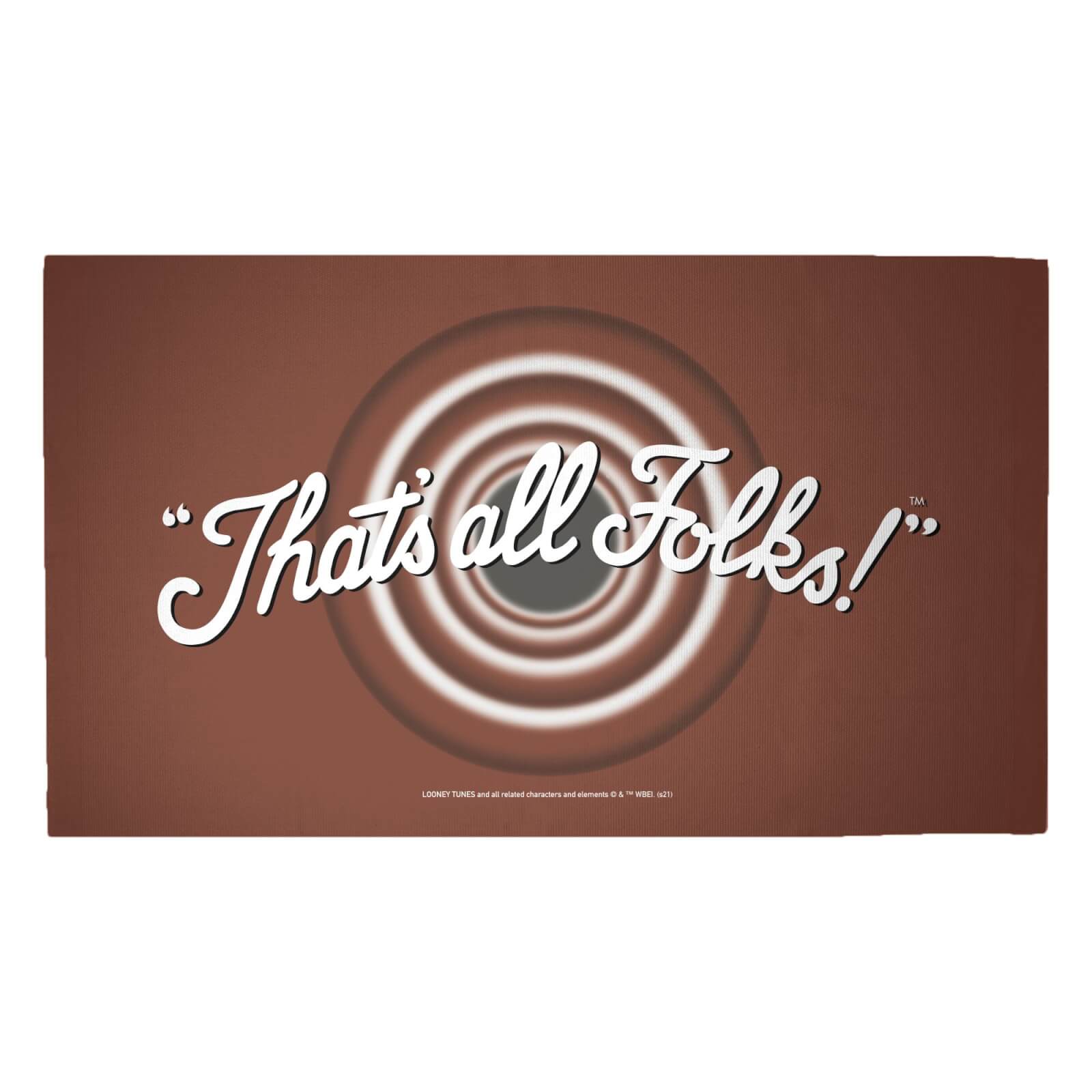 Decorsome x Looney Tunes That's All Folks Woven Rug - Medium