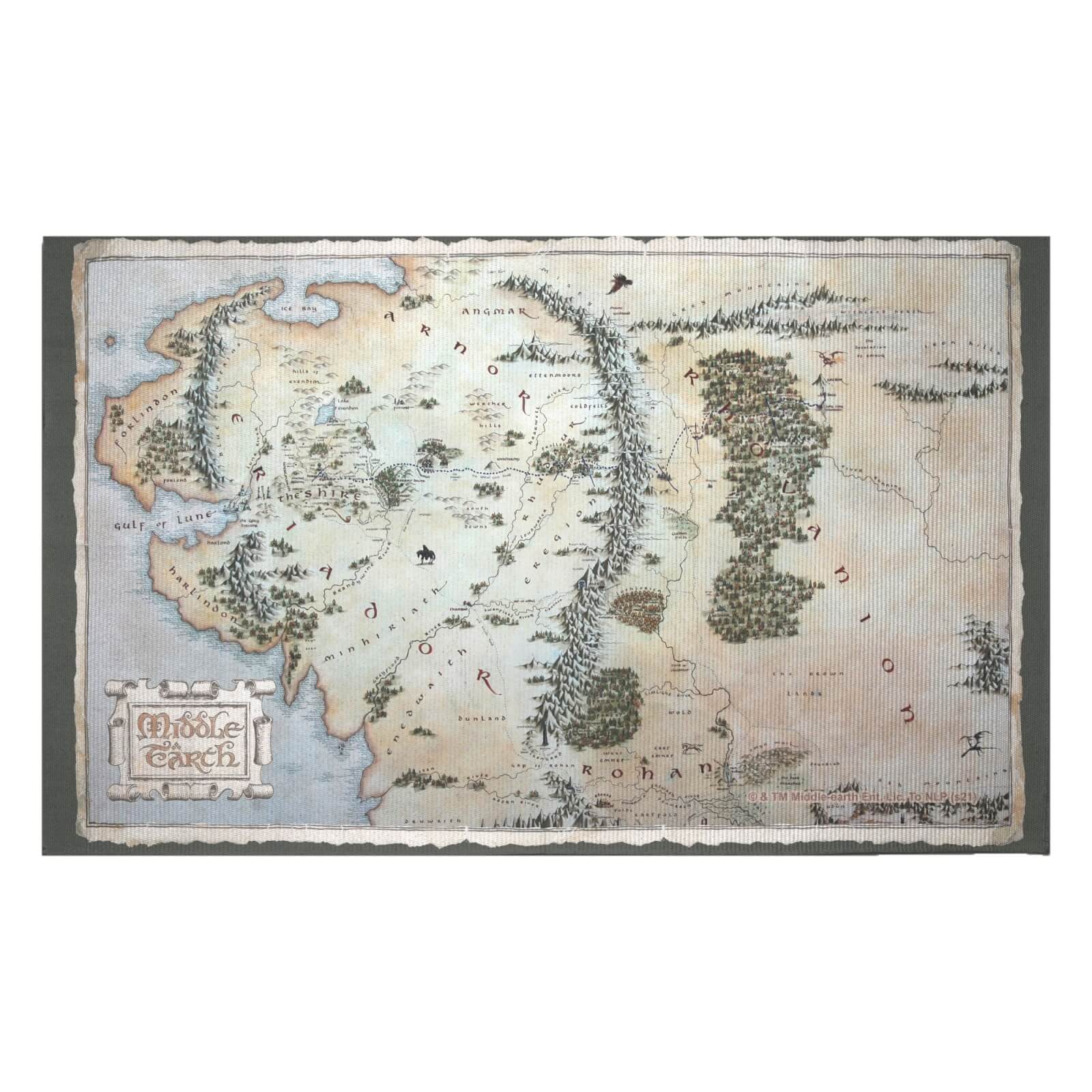 

Decorsome x Lord Of The Rings Map Woven Rug - Small