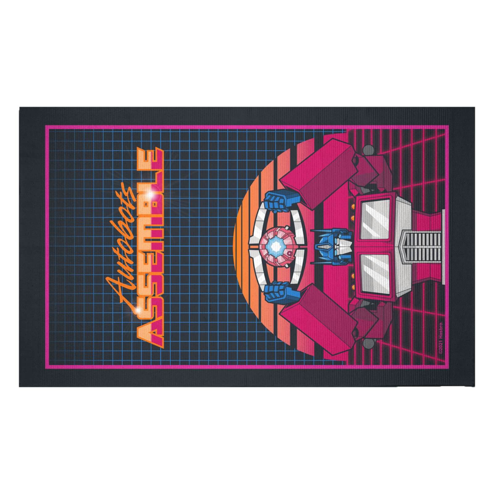 

Decorsome x Transformers Grid Pop Woven Rug - Small