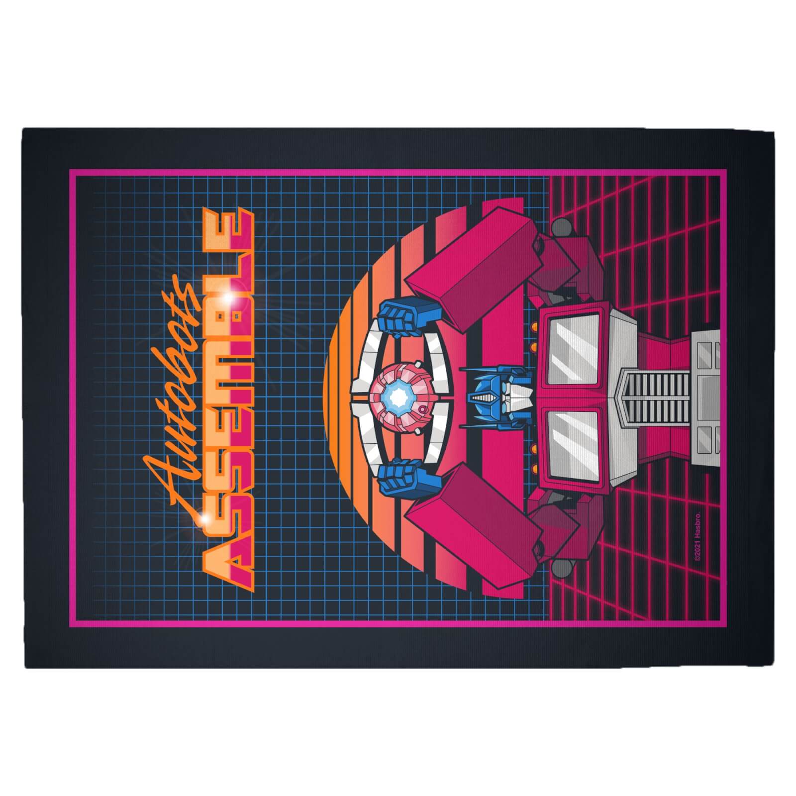 

Decorsome x Transformers Grid Pop Woven Rug - Large