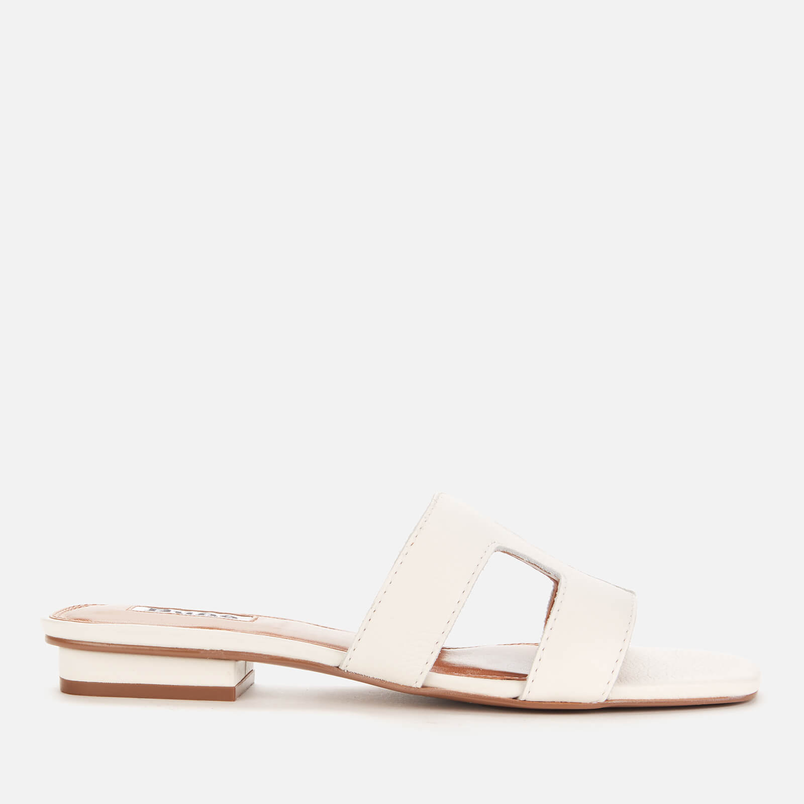 Dune Women’s Loupe Leather Sandals - White