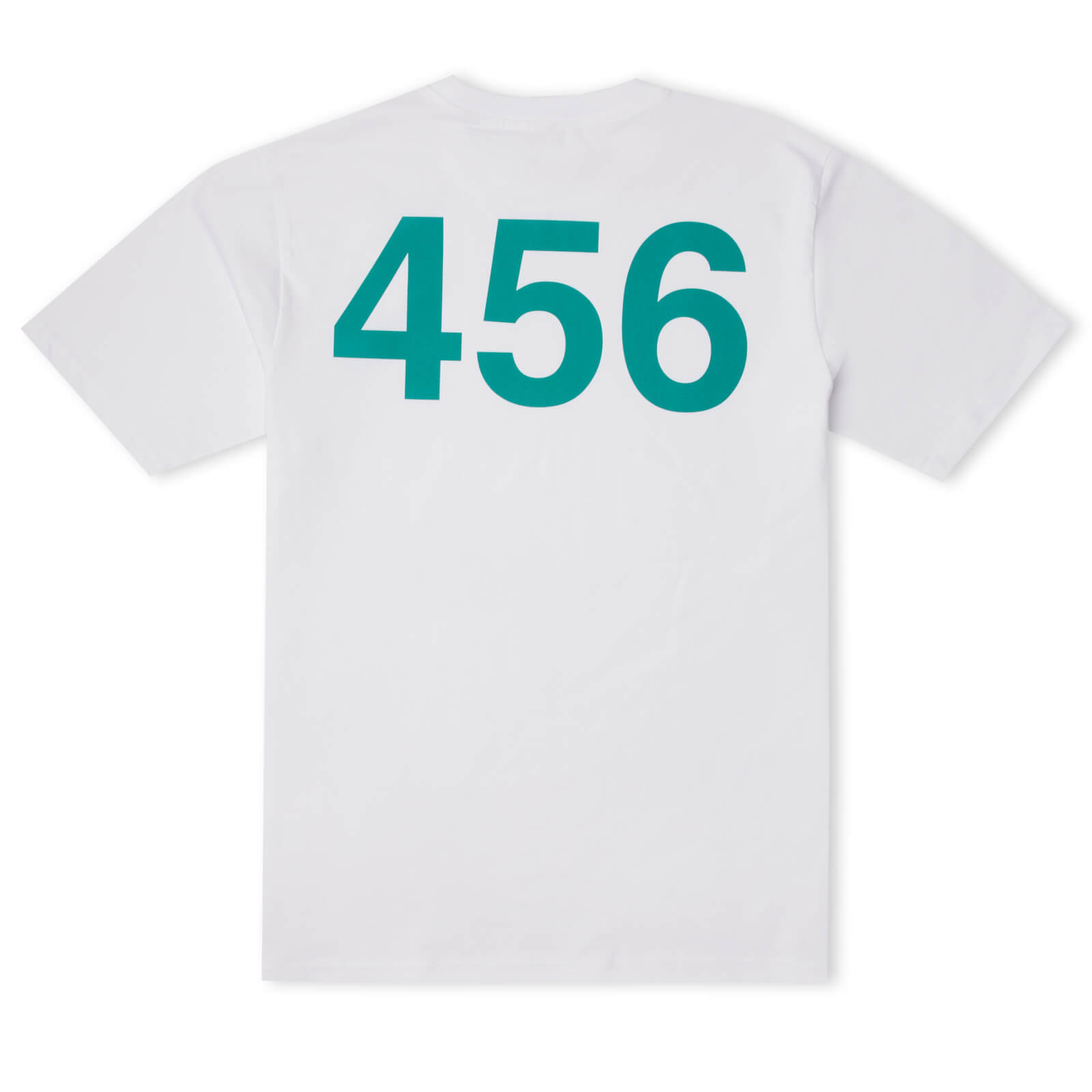 Image of Squid Game Player 456 Oversized Heavyweight T-Shirt - White - M - White