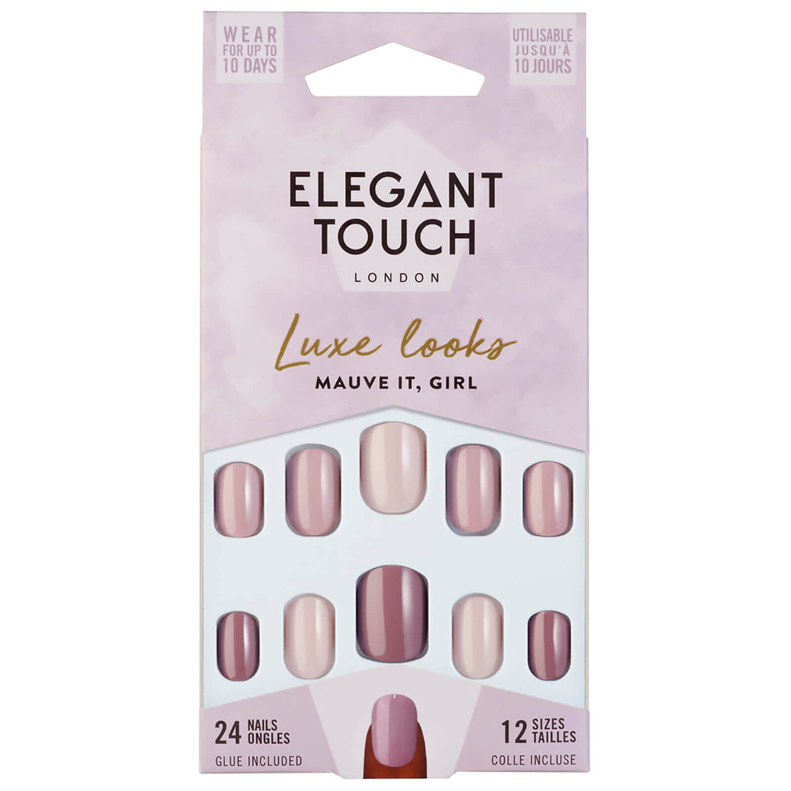 

Elegant Touch False Nails - Mauve it Girl