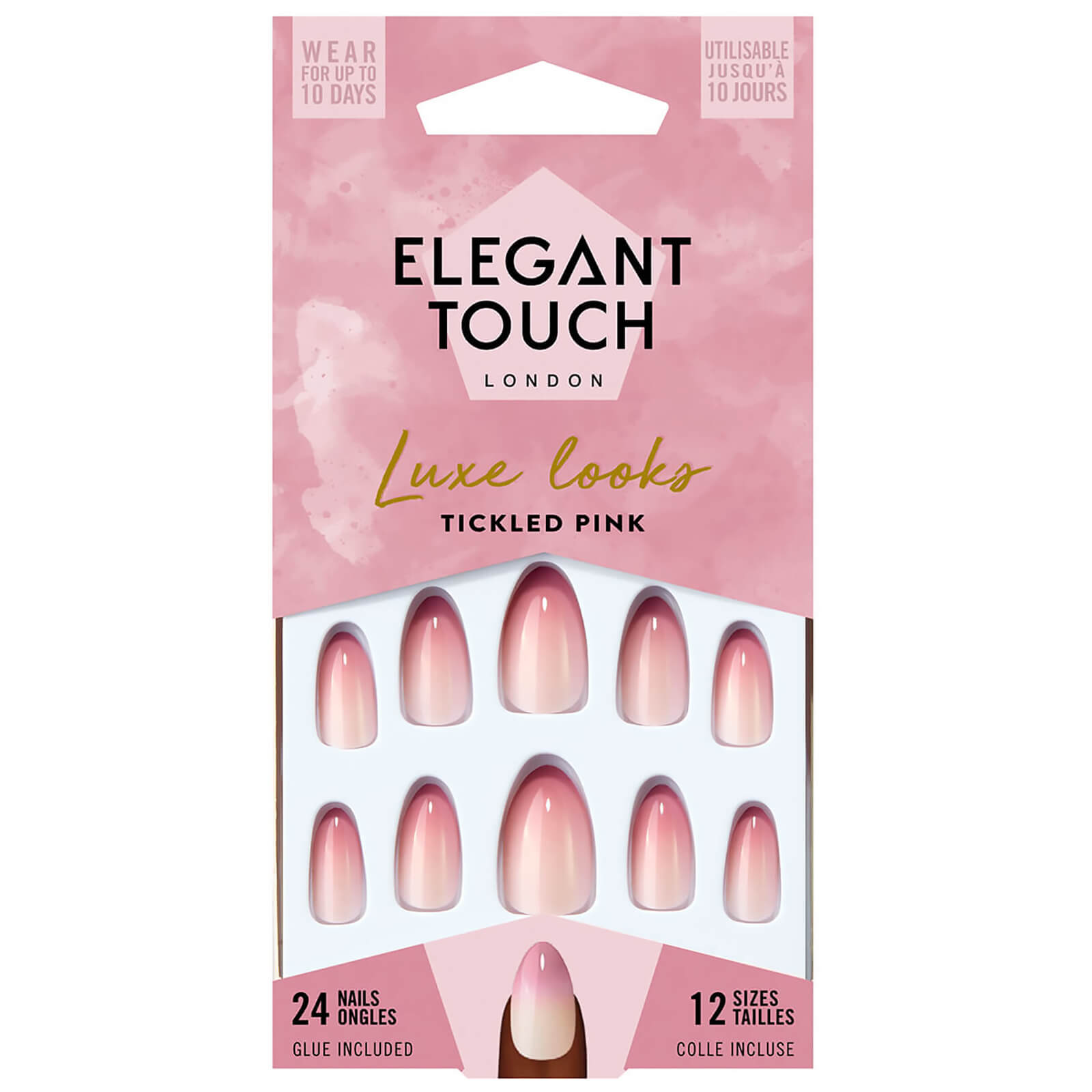 Elegant Touch False Nails - Tickled Pink