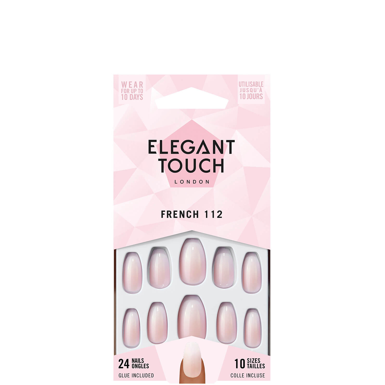 Elegant Touch False Nails - French 112 In Neutrals