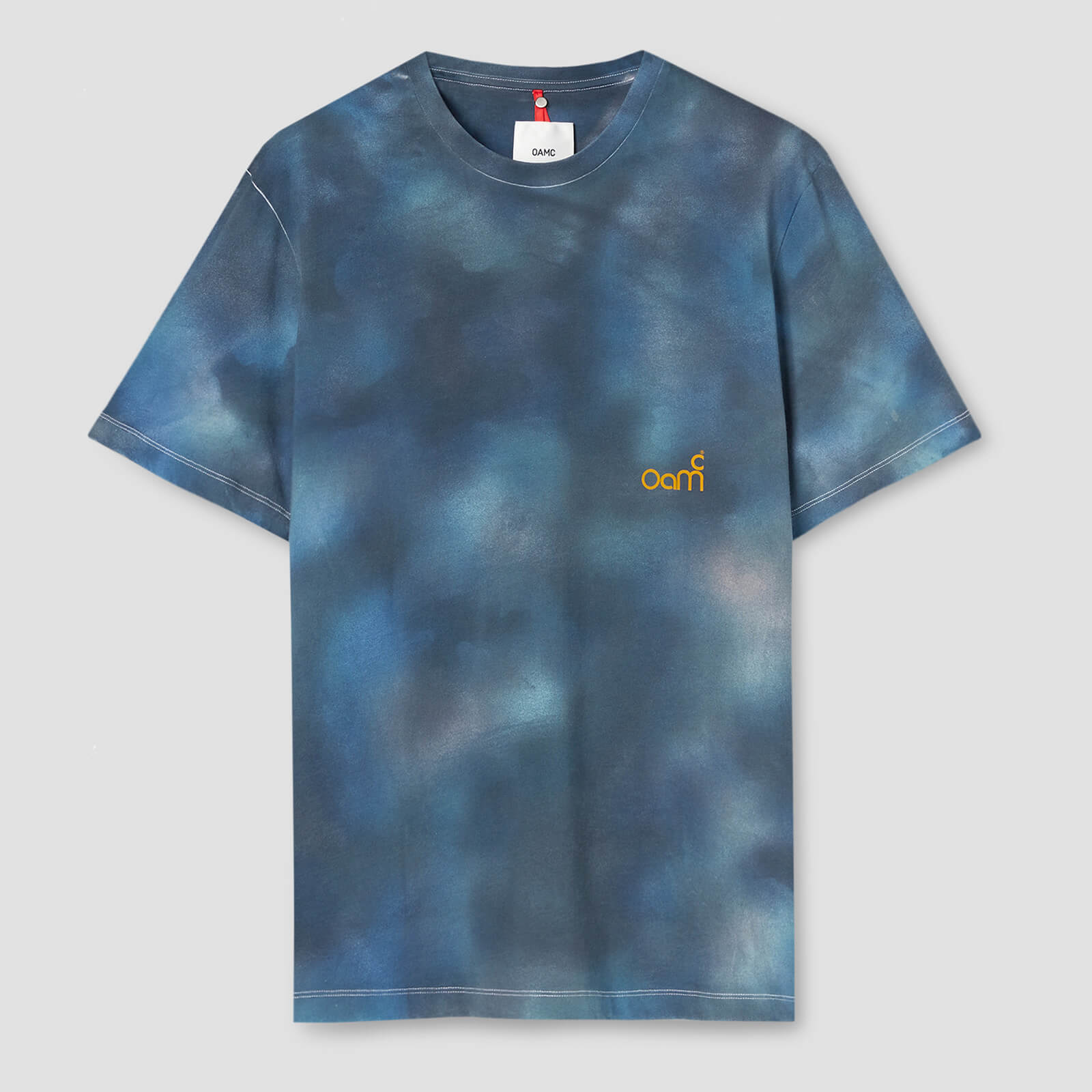 OAMC Men's Cloud Dye Spark Of Life T-Shirt - Teal - S