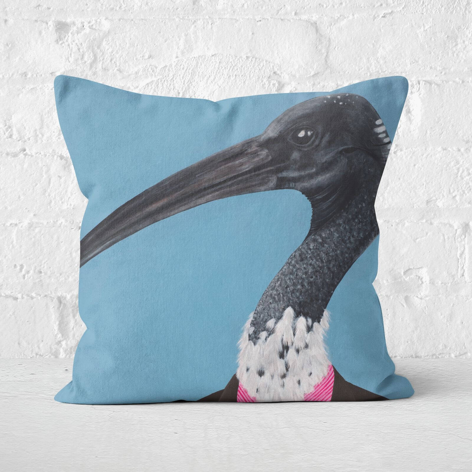 Ibis In Suit Square Cushion - 40x40cm - Soft Touch