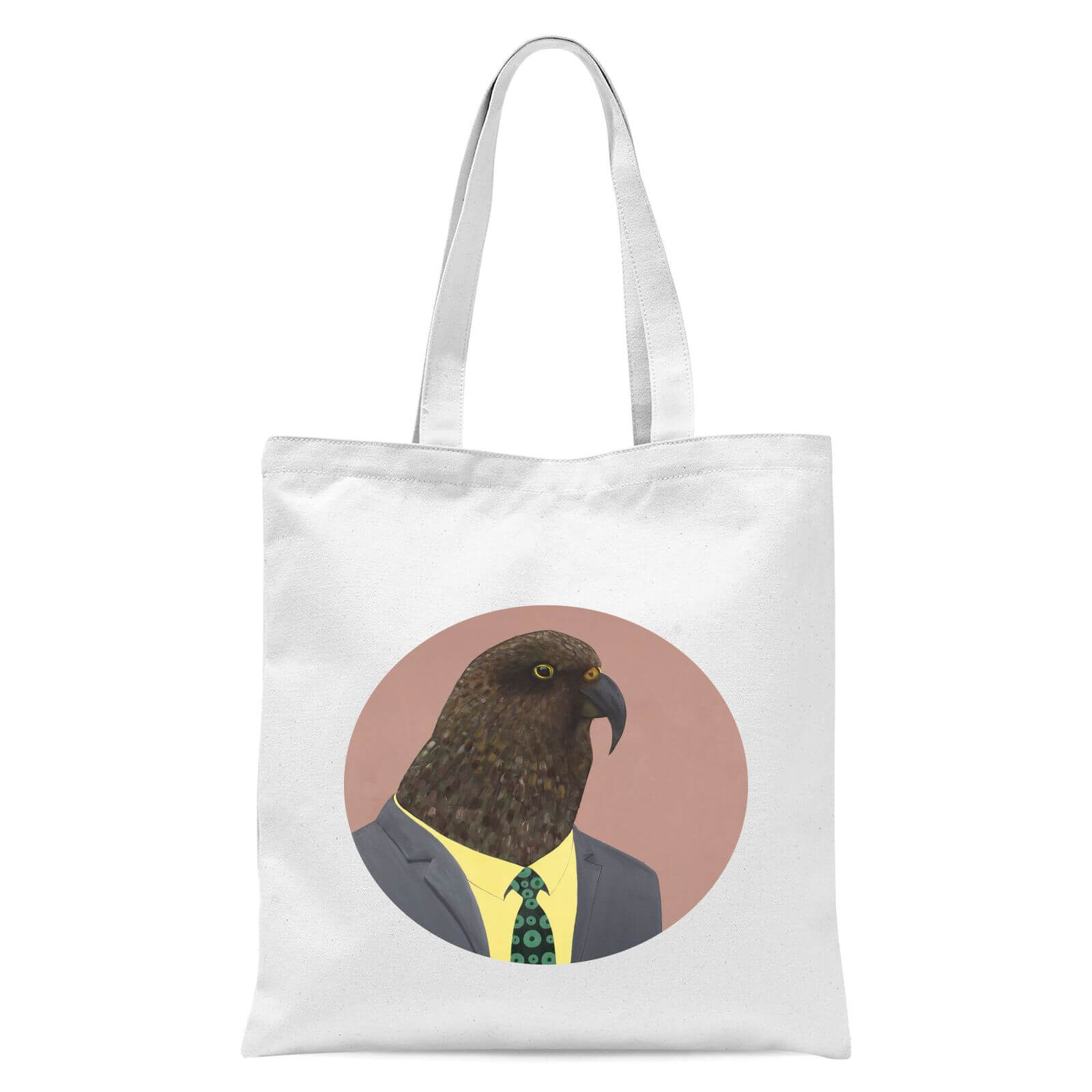 Kea In Suit Tote Bag - White