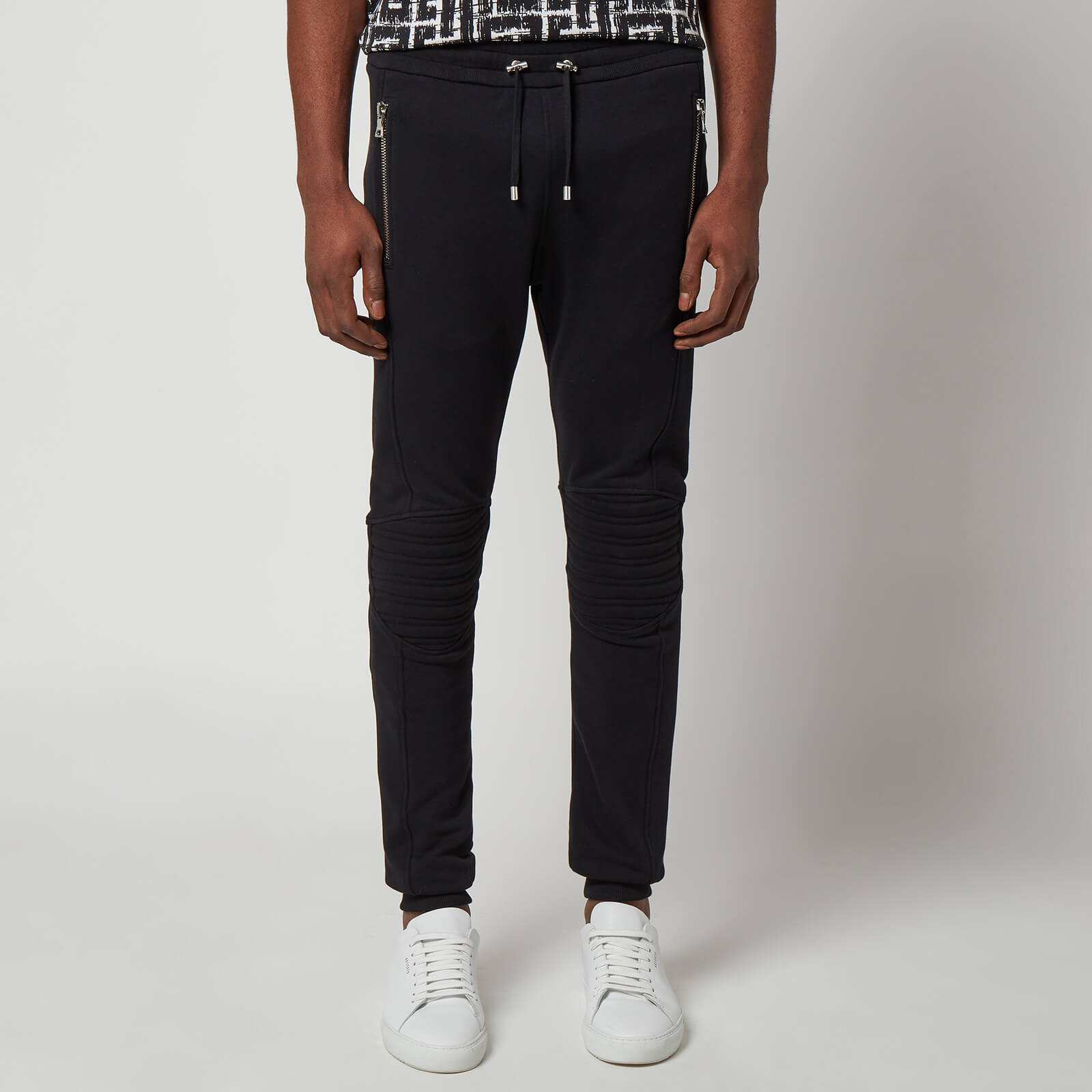 Balmain Men's Embossed Sweatpants - Black - S