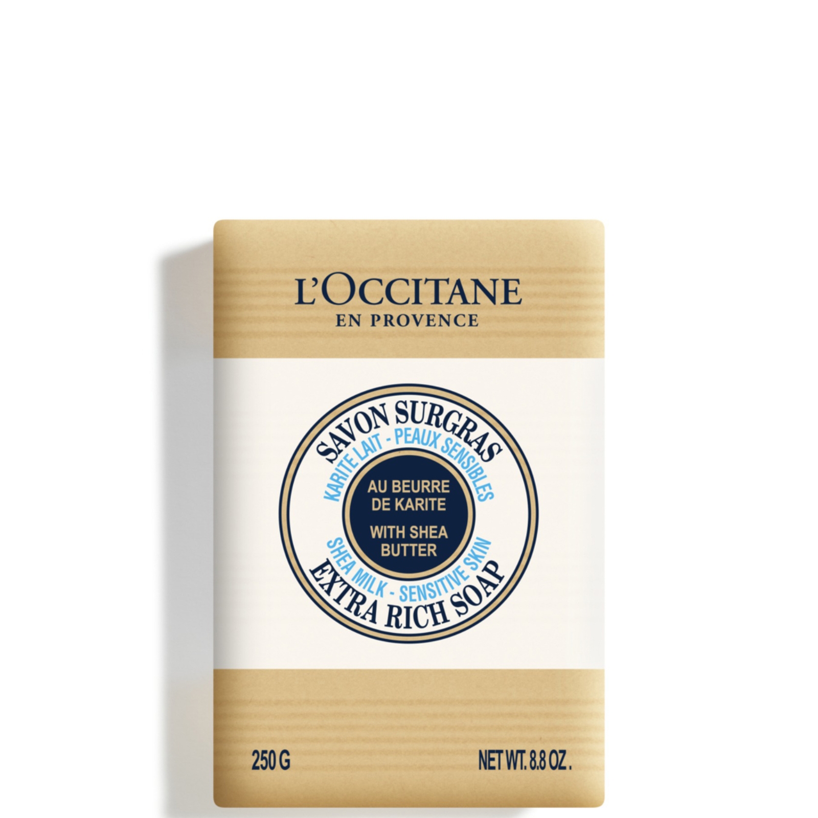 L'Occitane Shea Milk Sensitive Skin Extra Rich Soap 250g