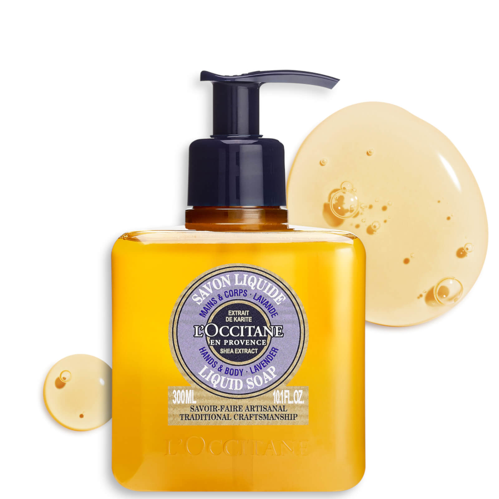 LOccitane Shea Butter Liquid Soap - Lavender 300ml