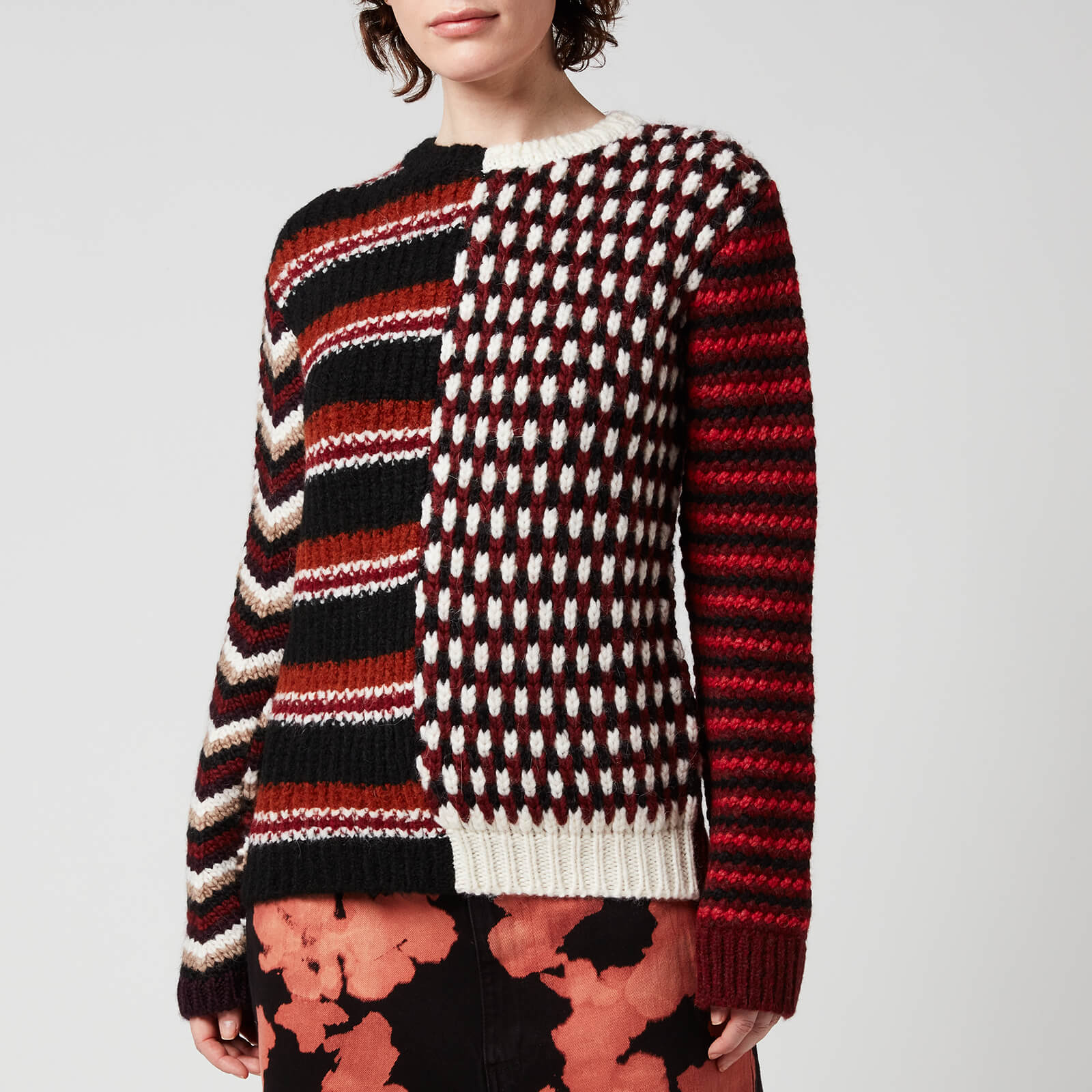 Marni Women's Roundneck Jumper - Wine - IT38/UK6